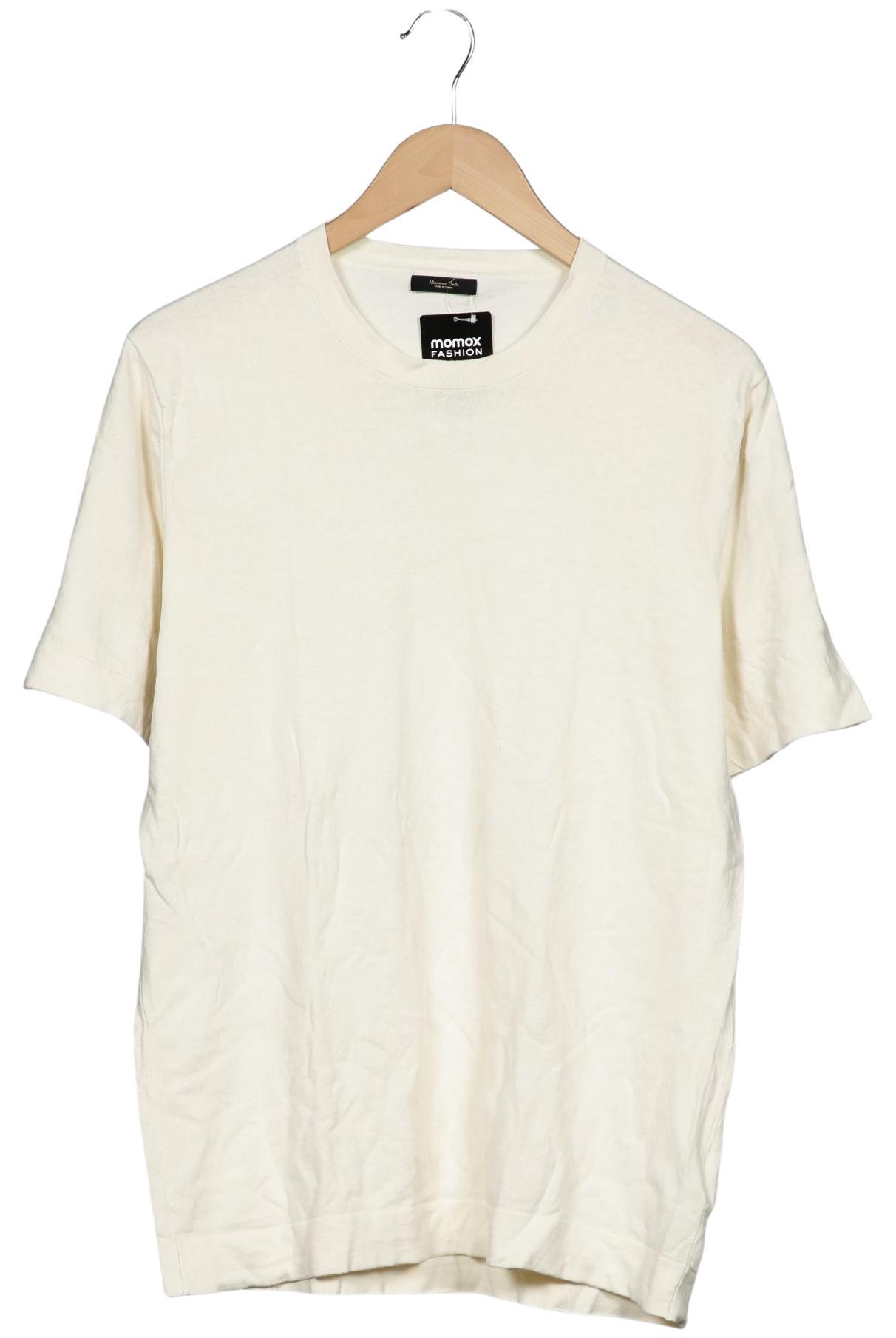 Thumbnail - Massimo Dutti Herren T-Shirt, cremeweiß, Gr. 52
