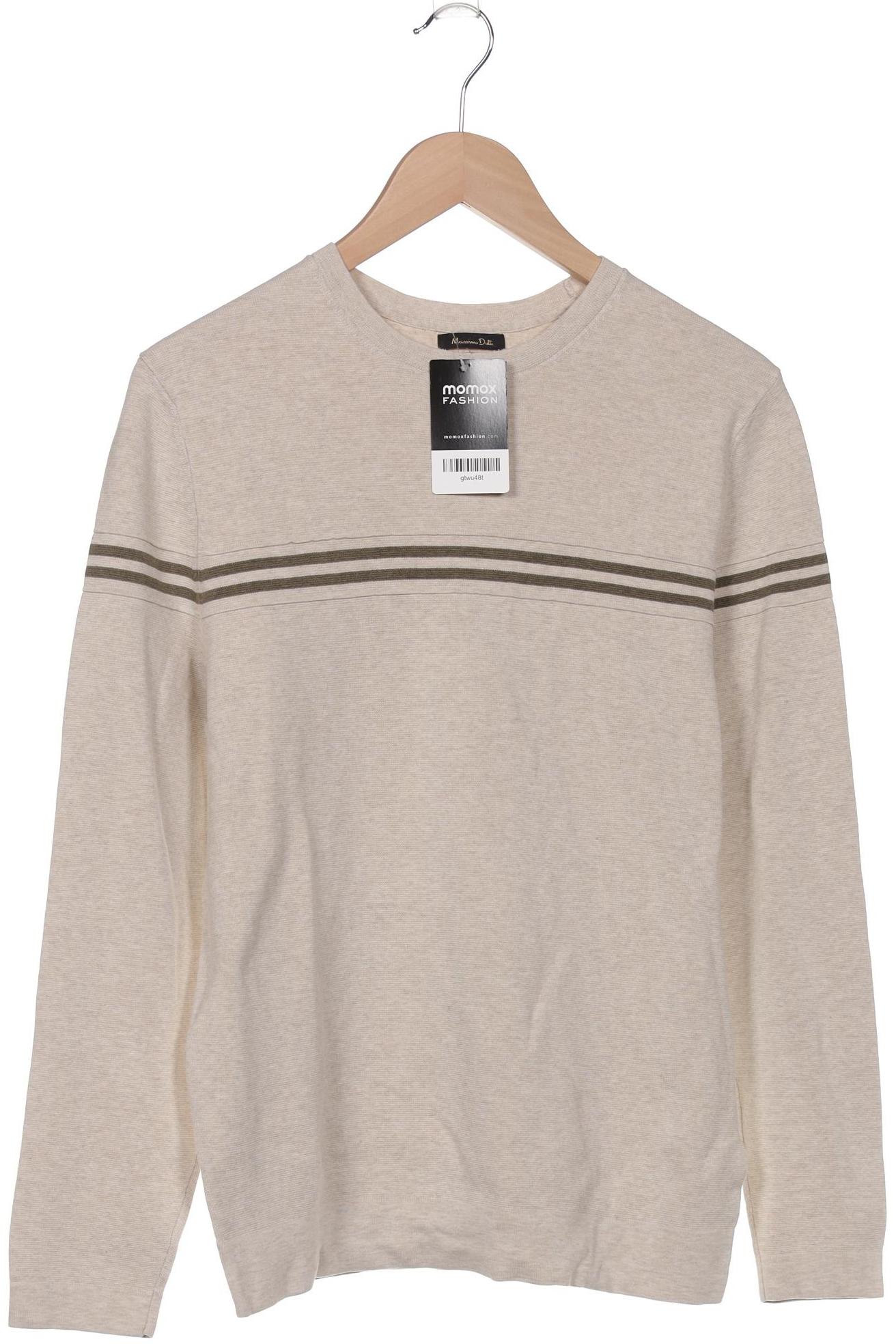 

Massimo Dutti Herren Pullover, beige, Gr. 48
