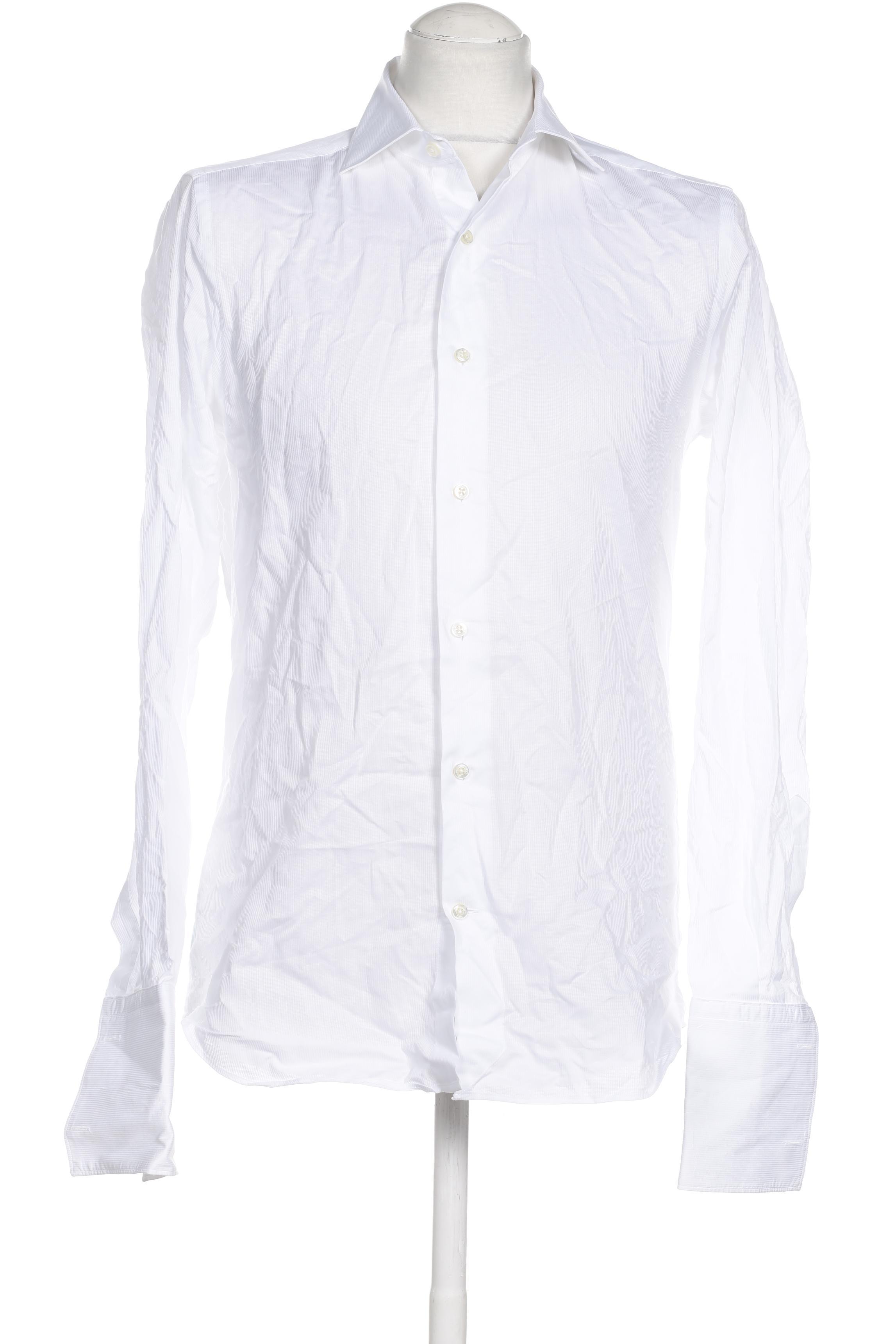 

Massimo Dutti Herren Hemd, weiß, Gr. 48