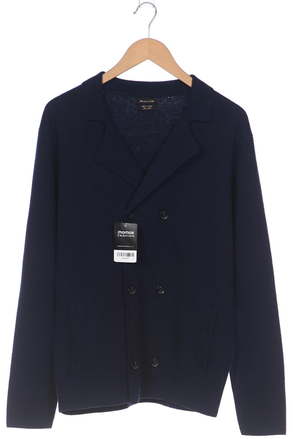 

Massimo Dutti Herren Strickjacke, marineblau, Gr. 52