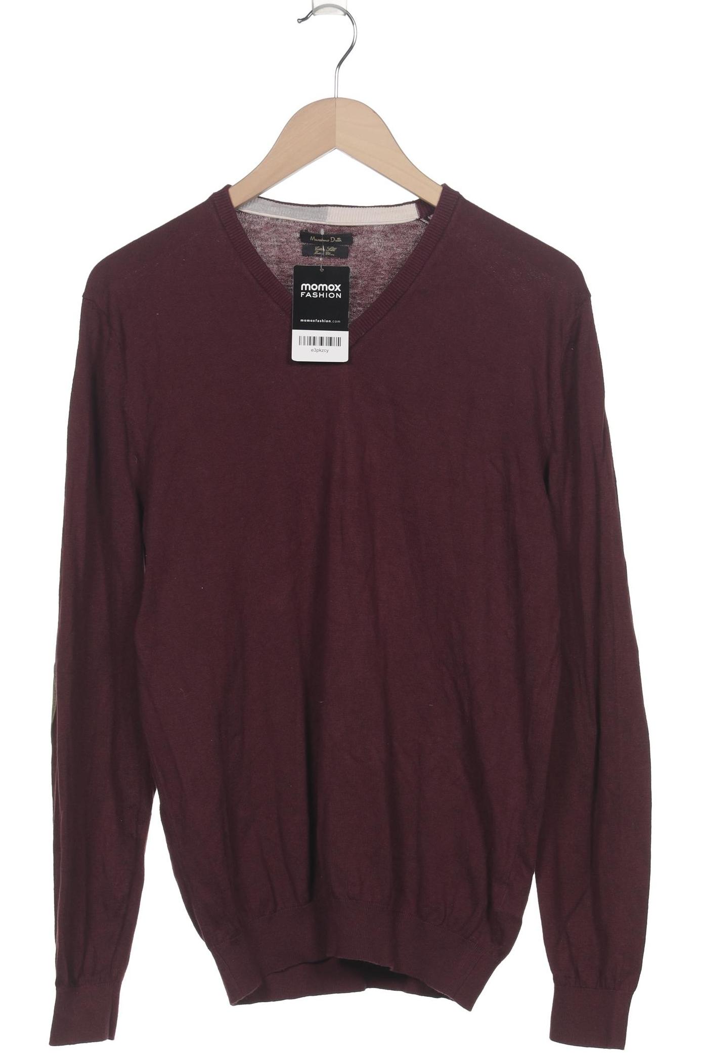 

Massimo Dutti Herren Pullover, bordeaux, Gr. 54