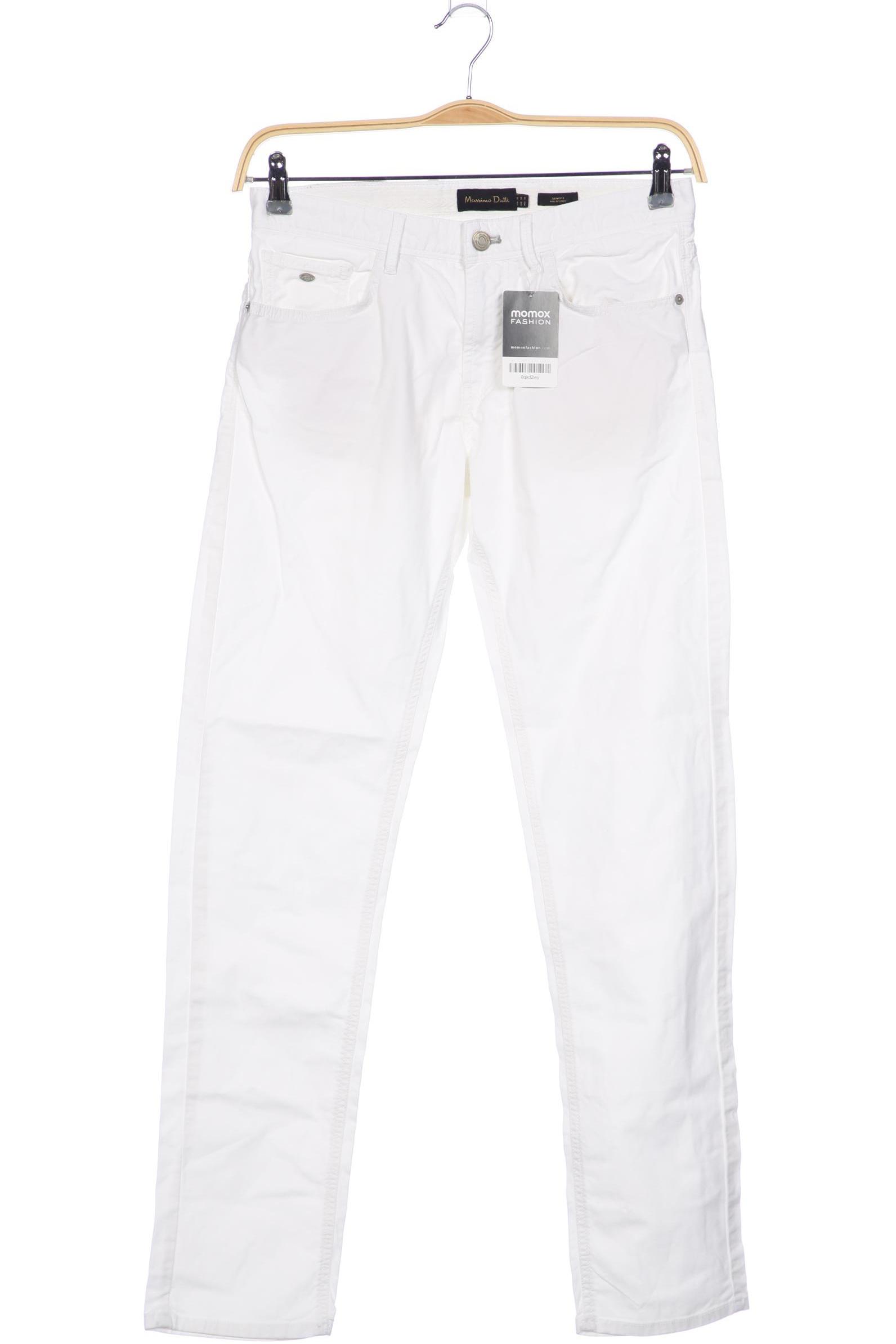 

Massimo Dutti Herren Stoffhose, weiß, Gr. 30