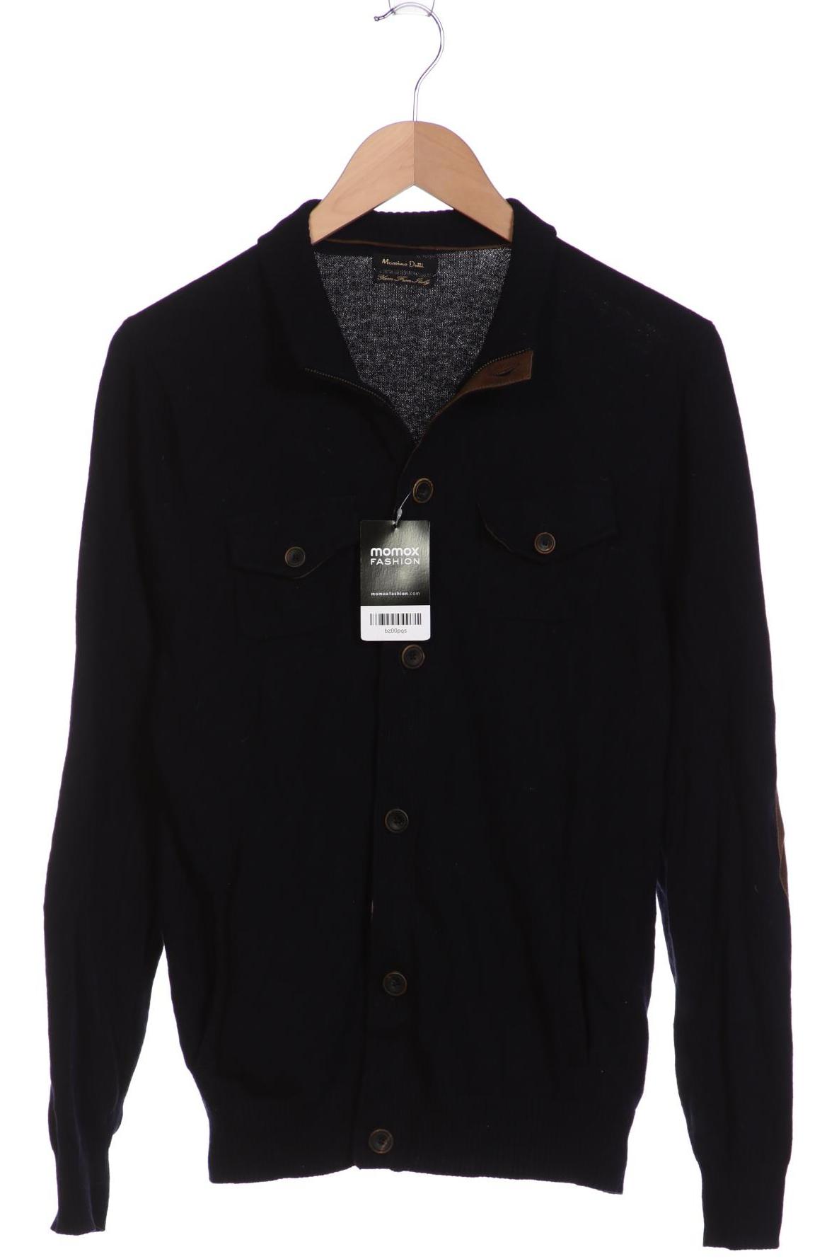 

Massimo Dutti Herren Strickjacke, marineblau, Gr. 48