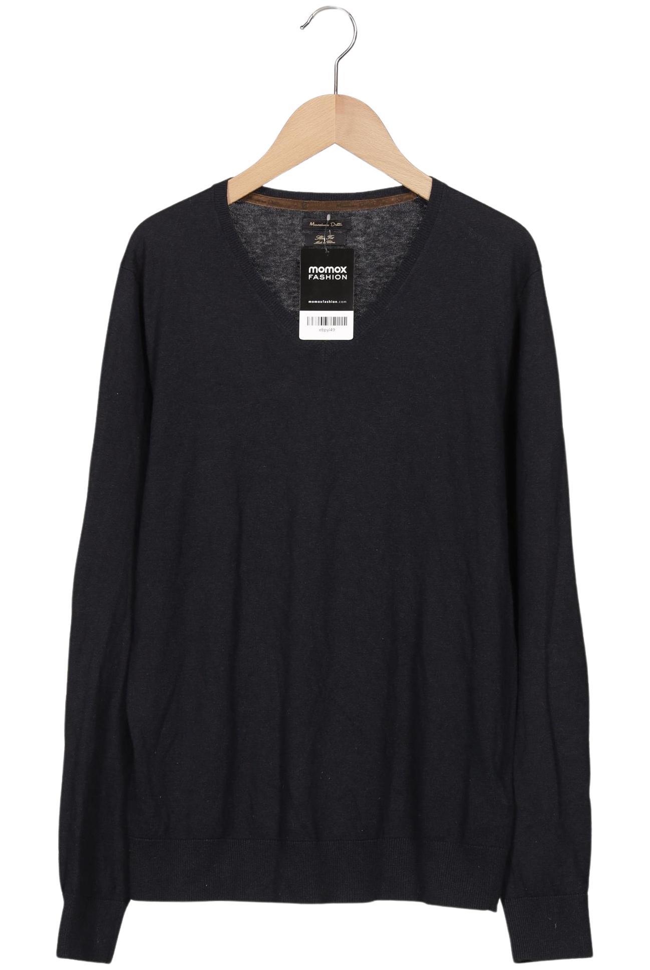 

Massimo Dutti Herren Pullover, marineblau, Gr. 48