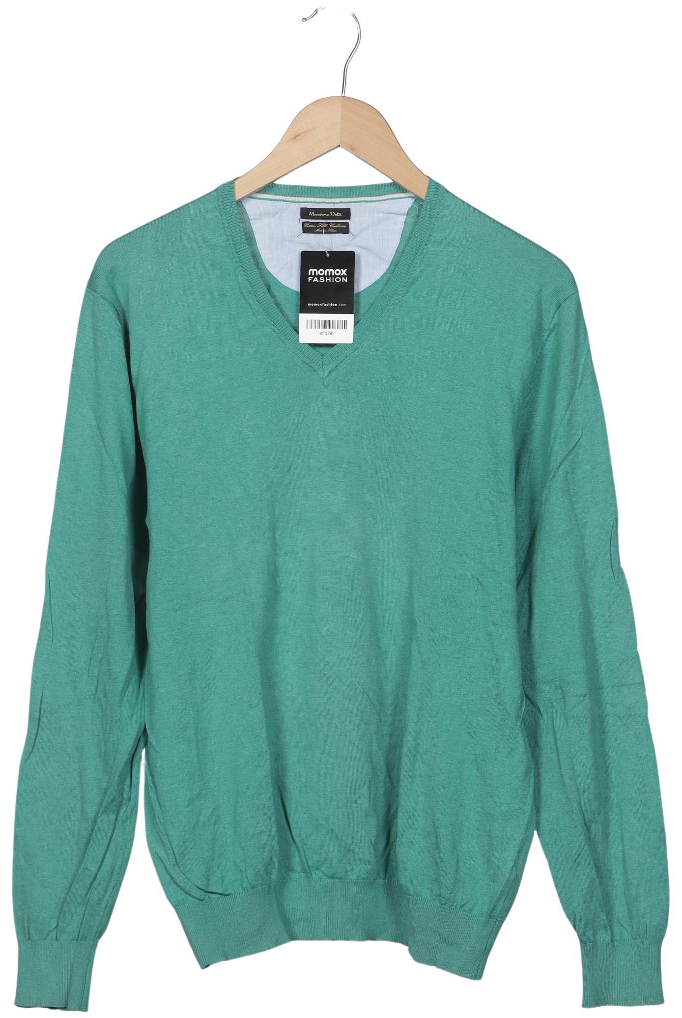

Massimo Dutti Herren Pullover, grün, Gr. 54