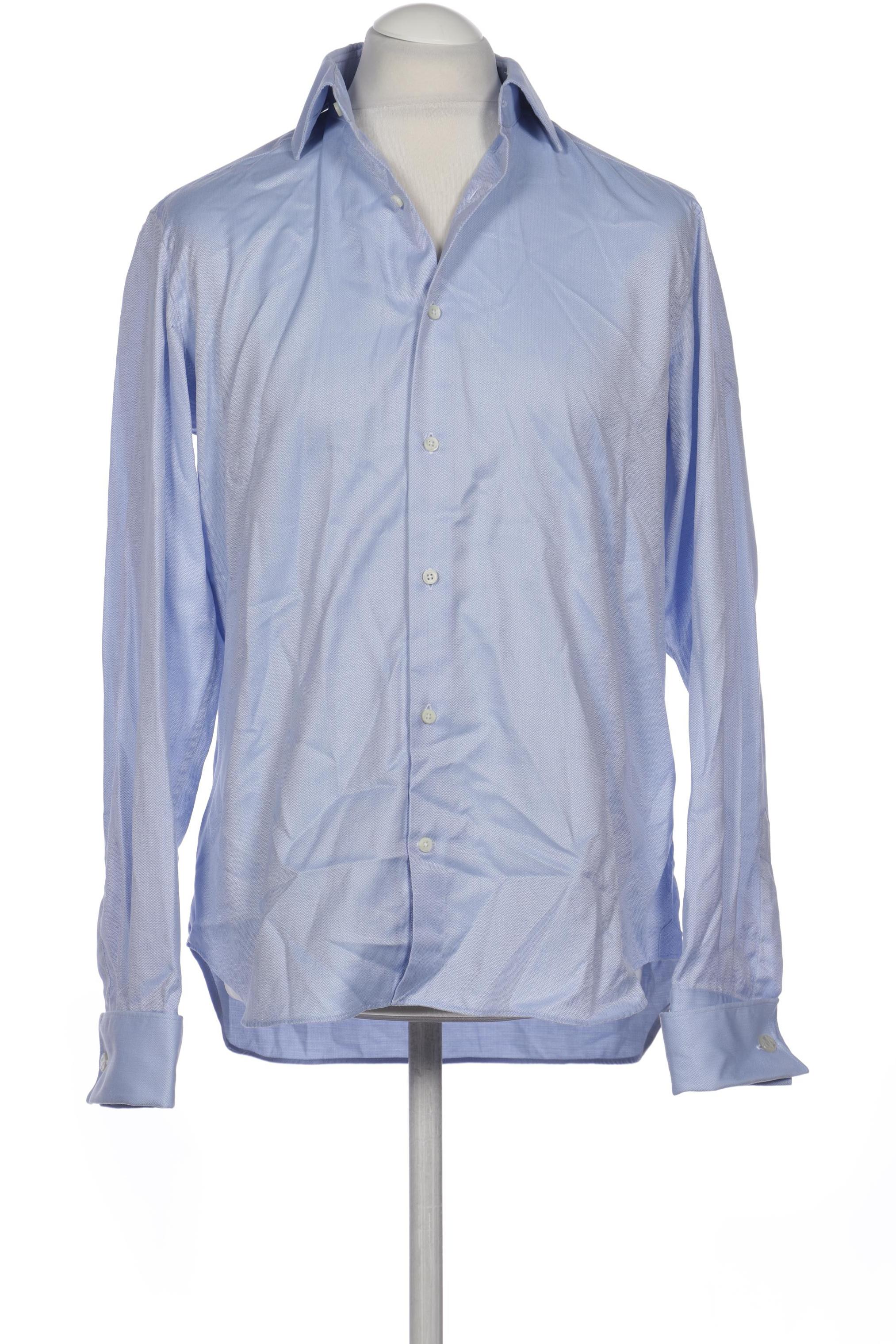 

Massimo Dutti Herren Hemd, hellblau, Gr. 52