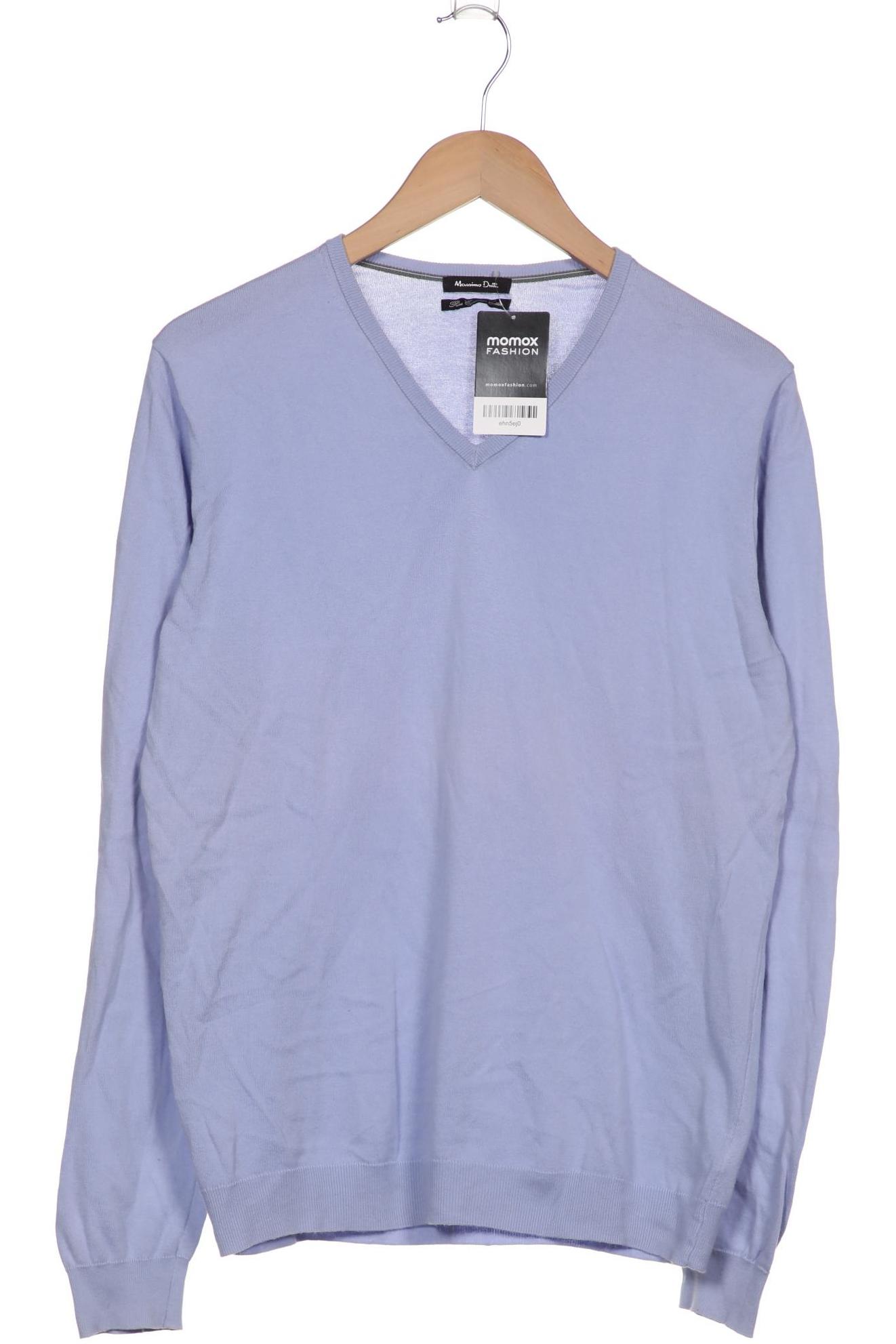 

Massimo Dutti Herren Pullover, hellblau, Gr. 48