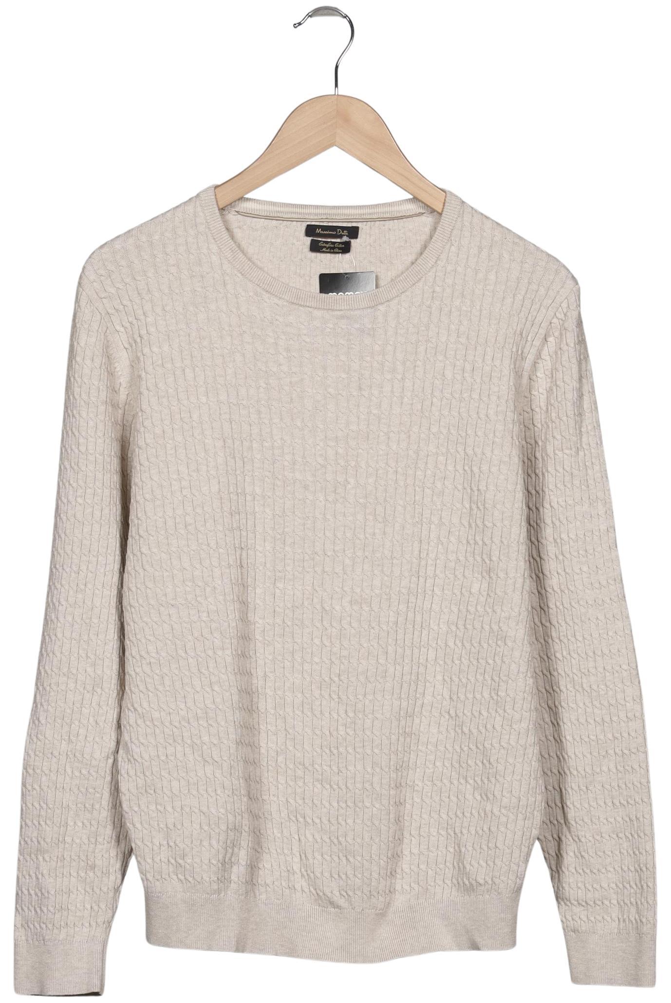 

Massimo Dutti Herren Pullover, beige, Gr. 52