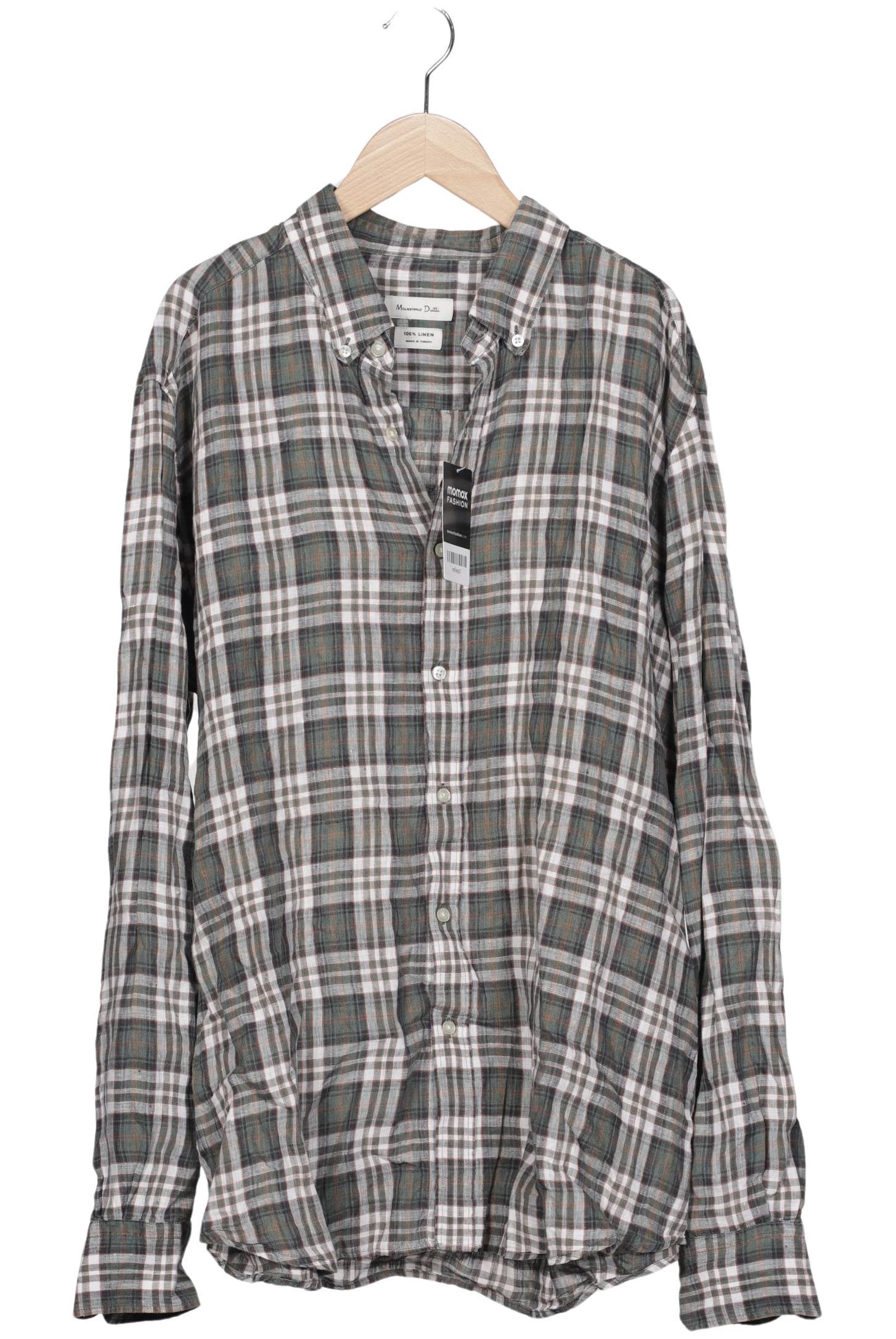 

Massimo Dutti Herren Hemd, grün, Gr. 56