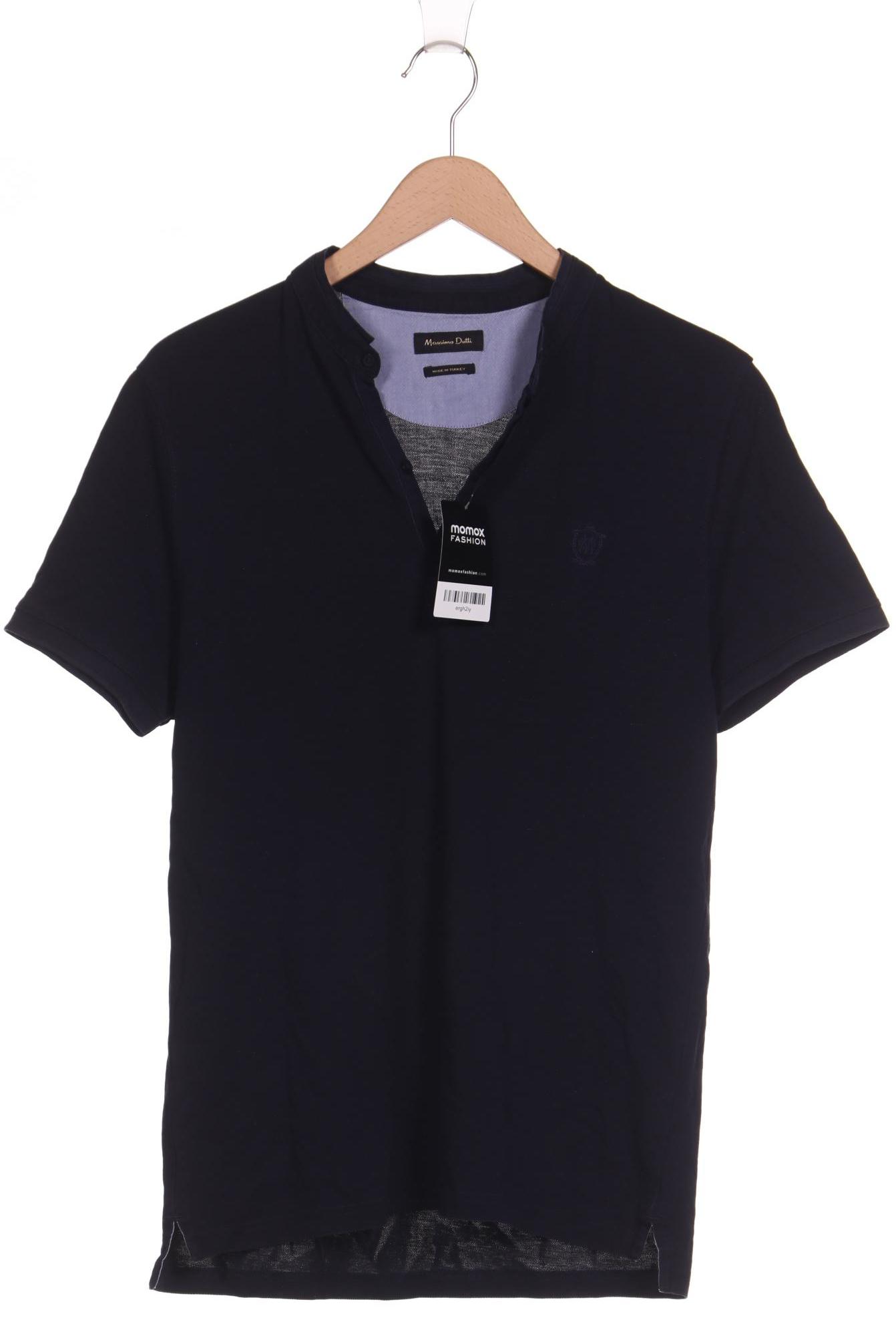 

Massimo Dutti Herren Poloshirt, marineblau, Gr. 48