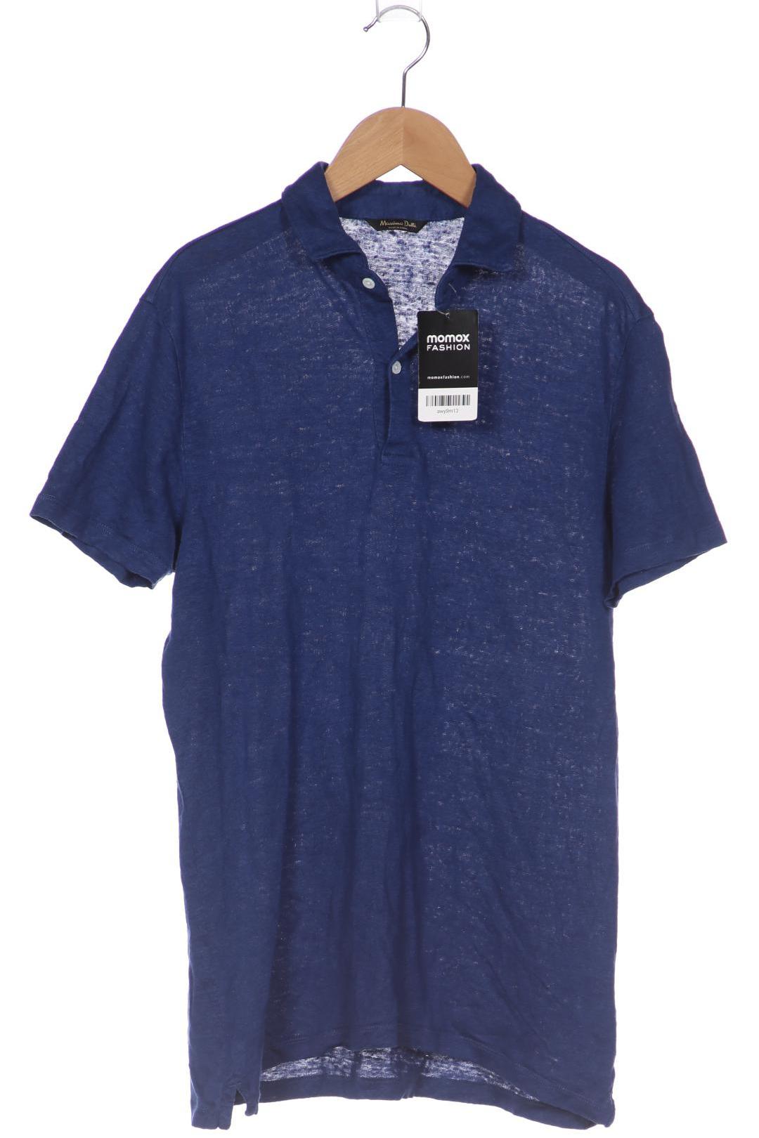

Massimo Dutti Herren Poloshirt, marineblau