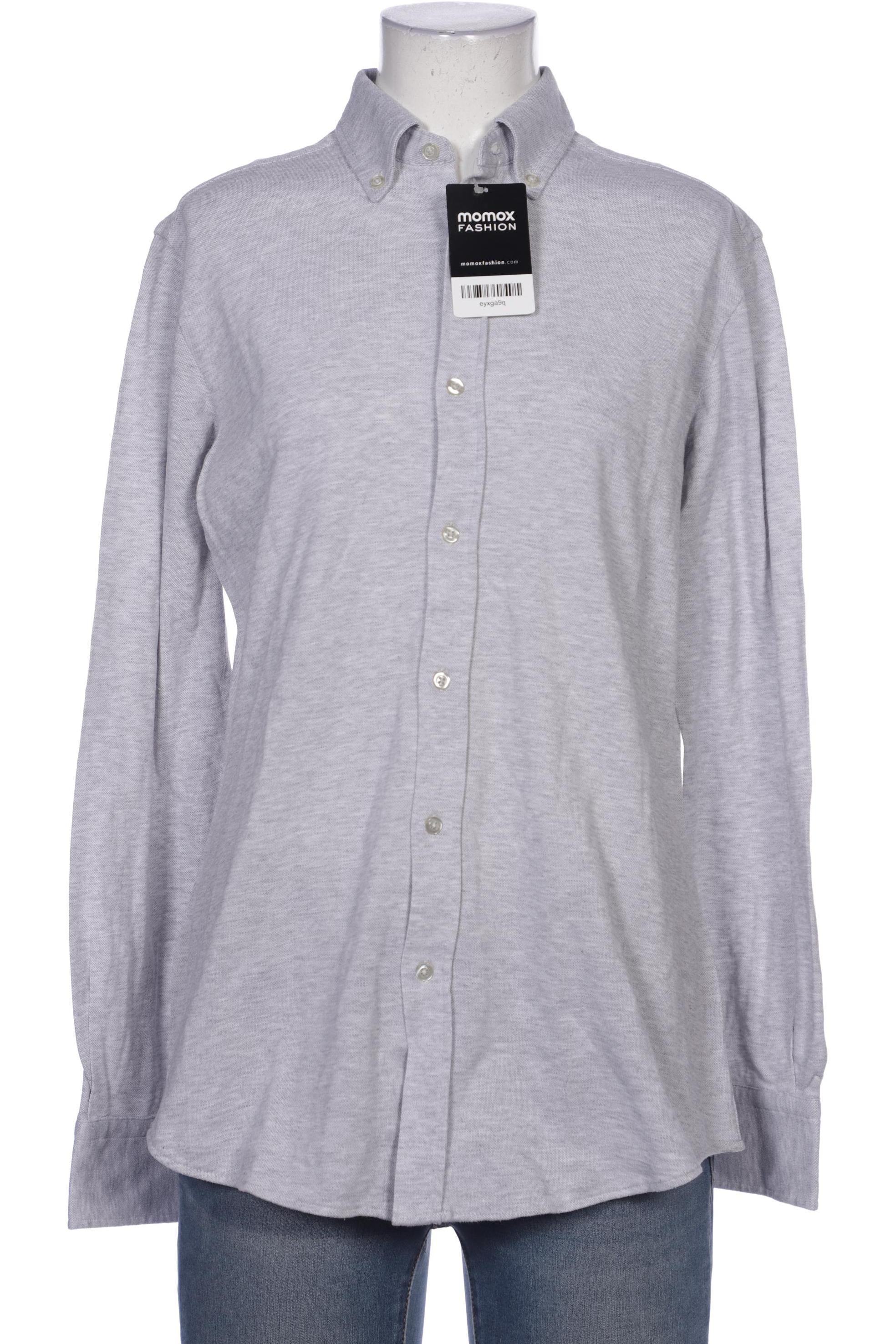 

Massimo Dutti Herren Hemd, grau, Gr. 46