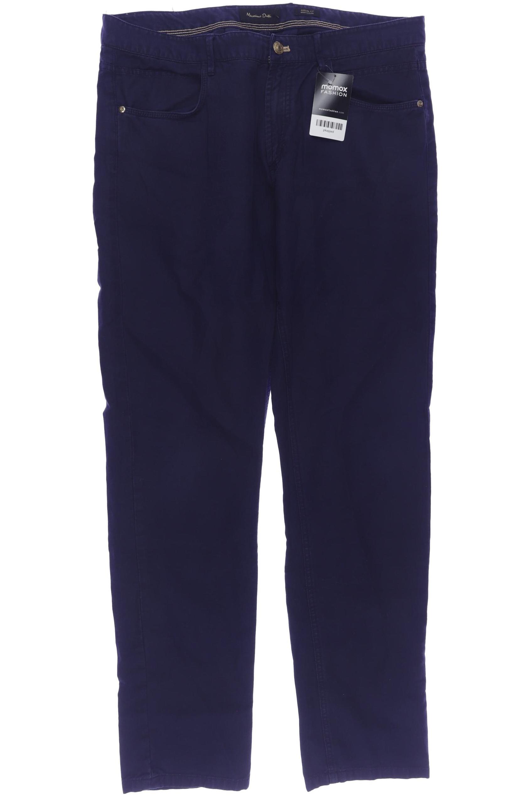 

Massimo Dutti Herren Stoffhose, marineblau, Gr. 34