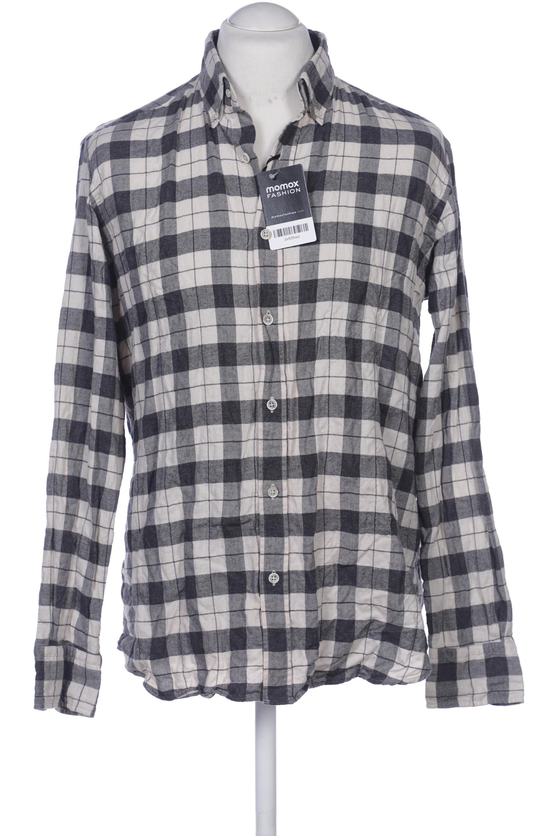 

Massimo Dutti Herren Hemd, grau, Gr. 52