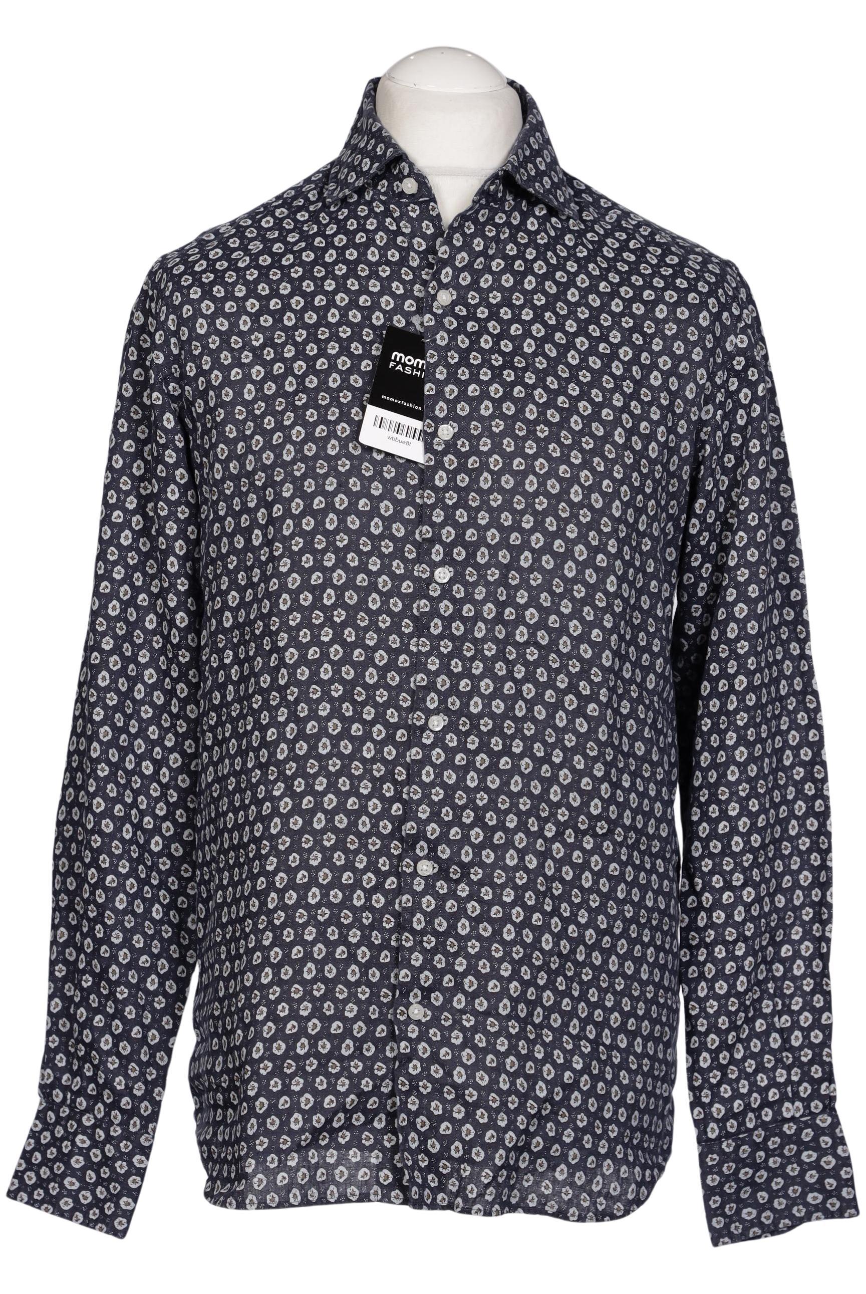 

Massimo Dutti Herren Hemd, marineblau, Gr. 48