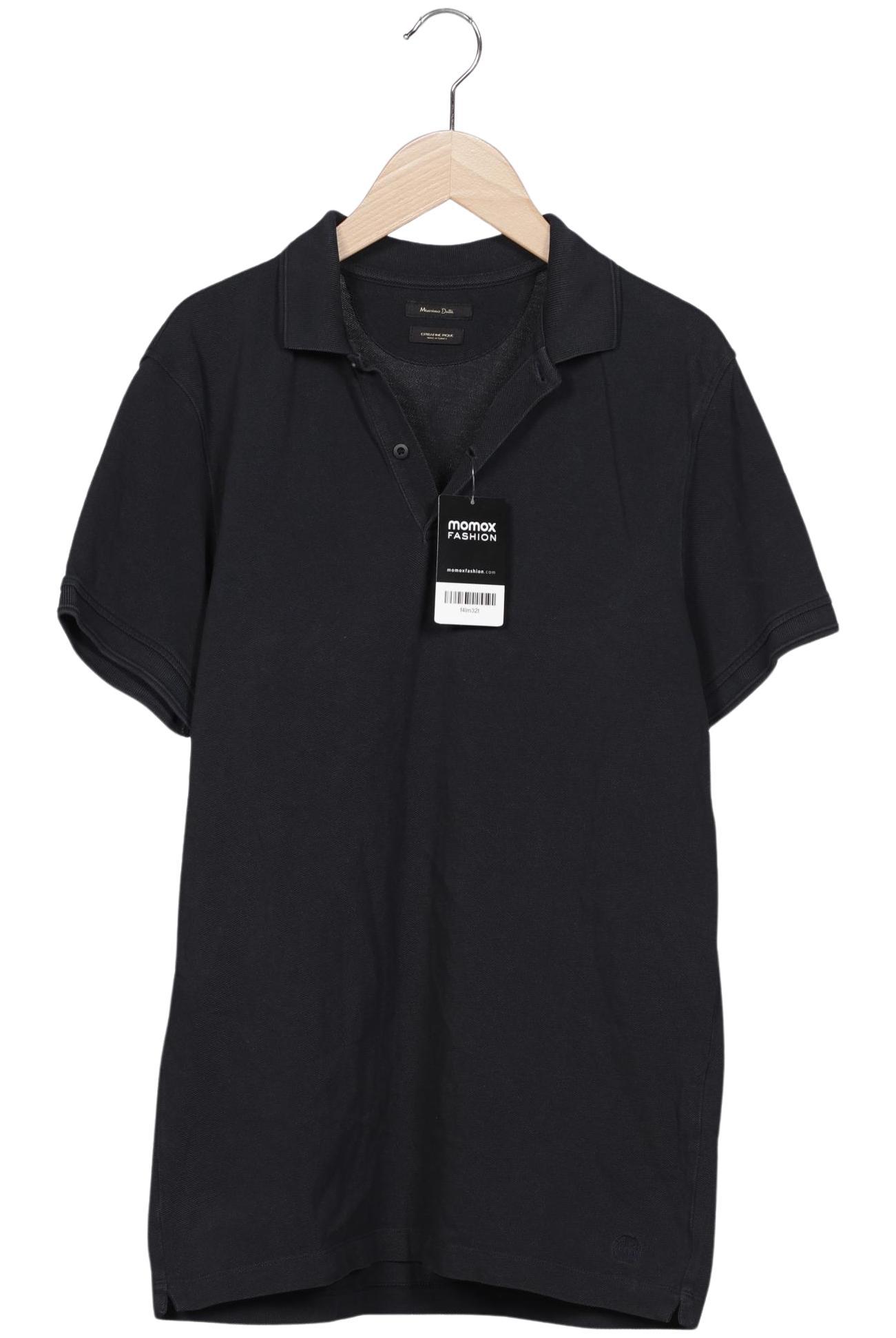 

Massimo Dutti Herren Poloshirt, marineblau, Gr. 48