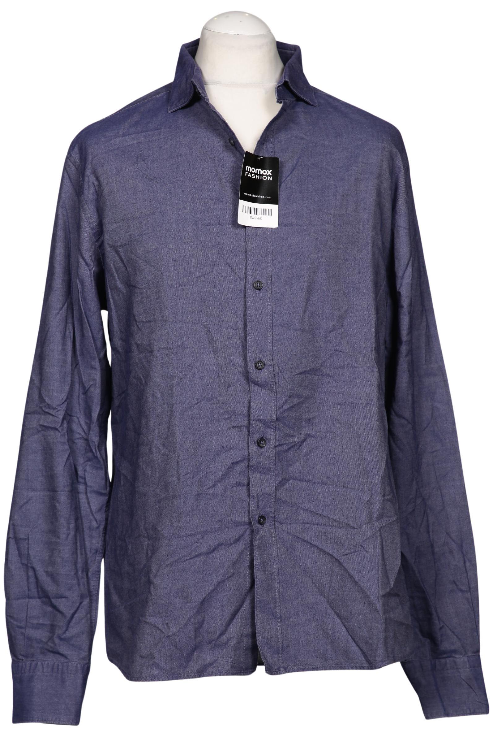 

Massimo Dutti Herren Hemd, blau, Gr. 54