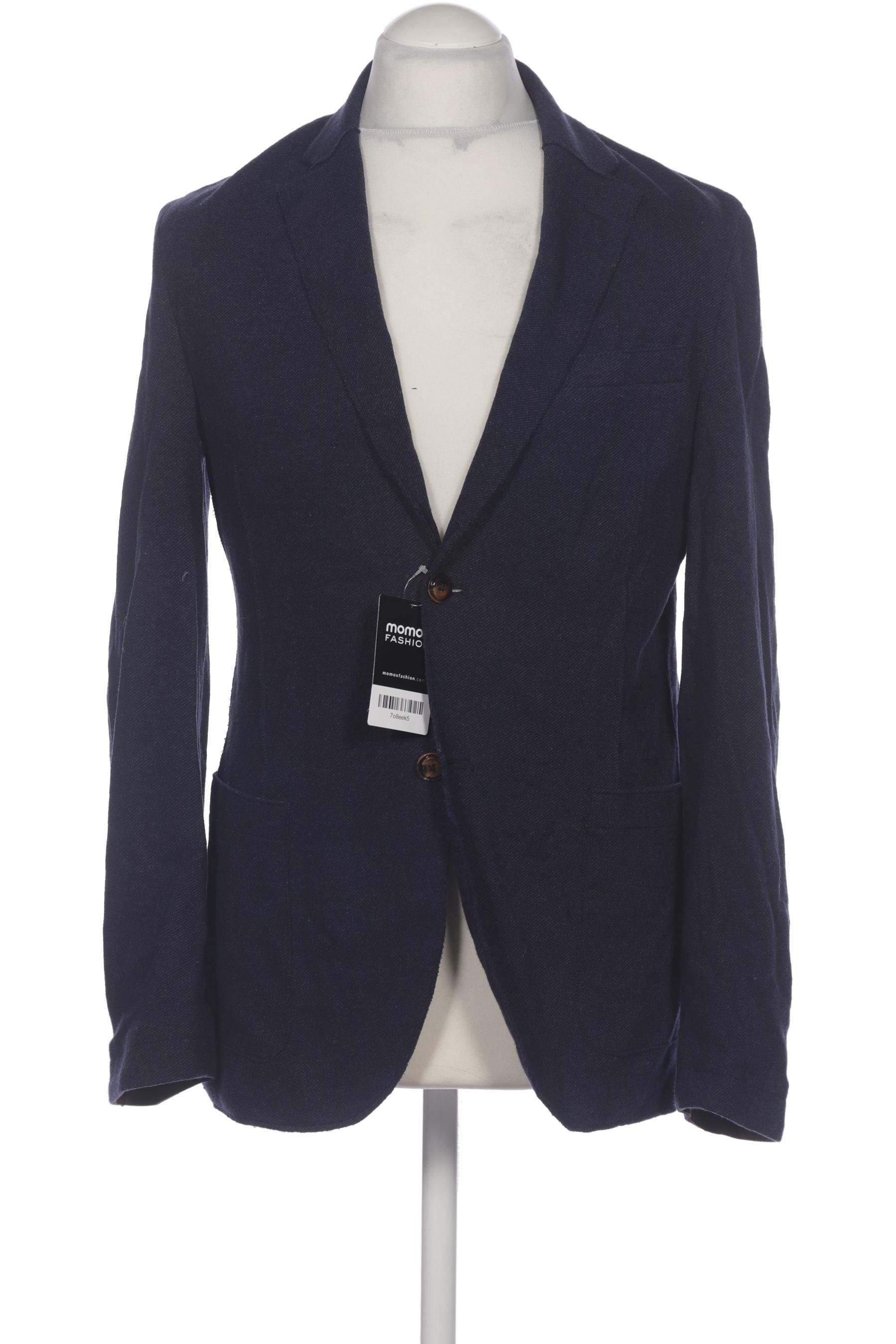 Thumbnail - Massimo Dutti Herren Sakko, marineblau, Gr. 48