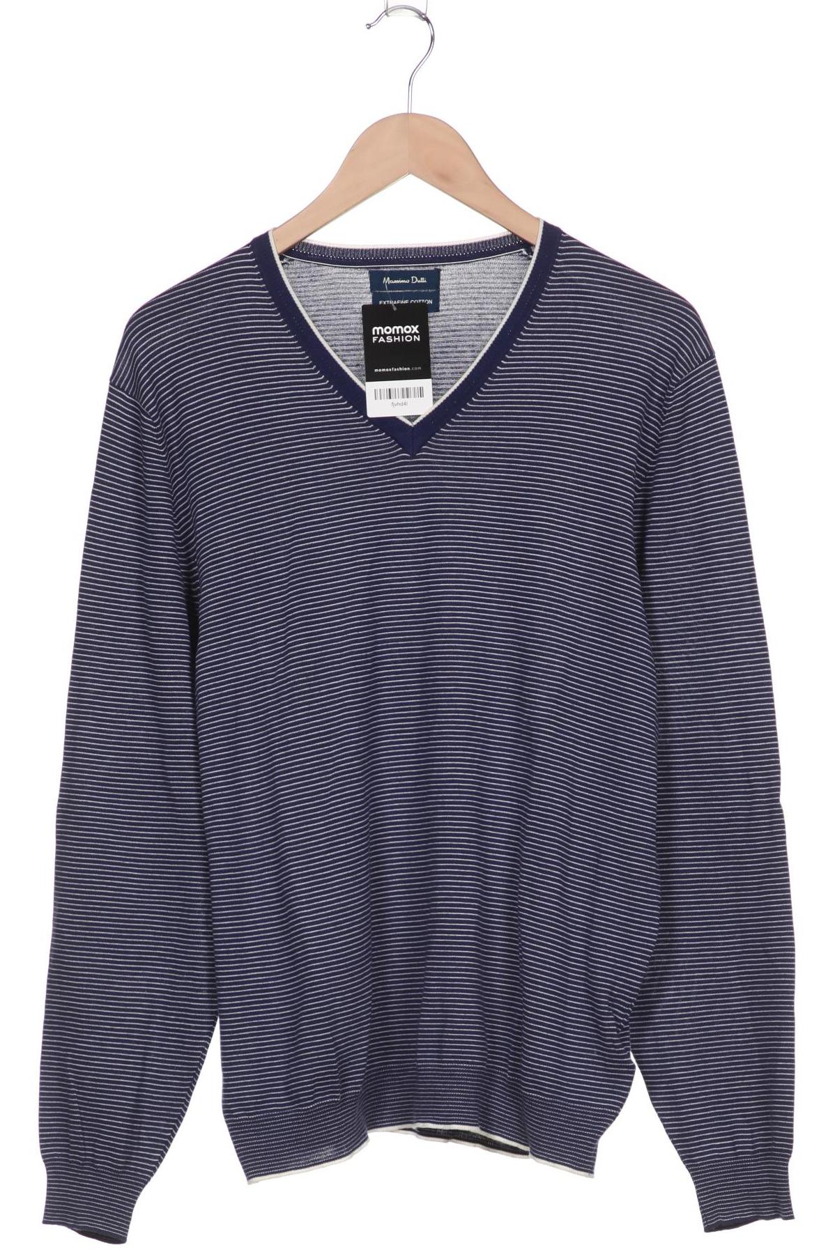 

Massimo Dutti Herren Pullover, marineblau, Gr. 52