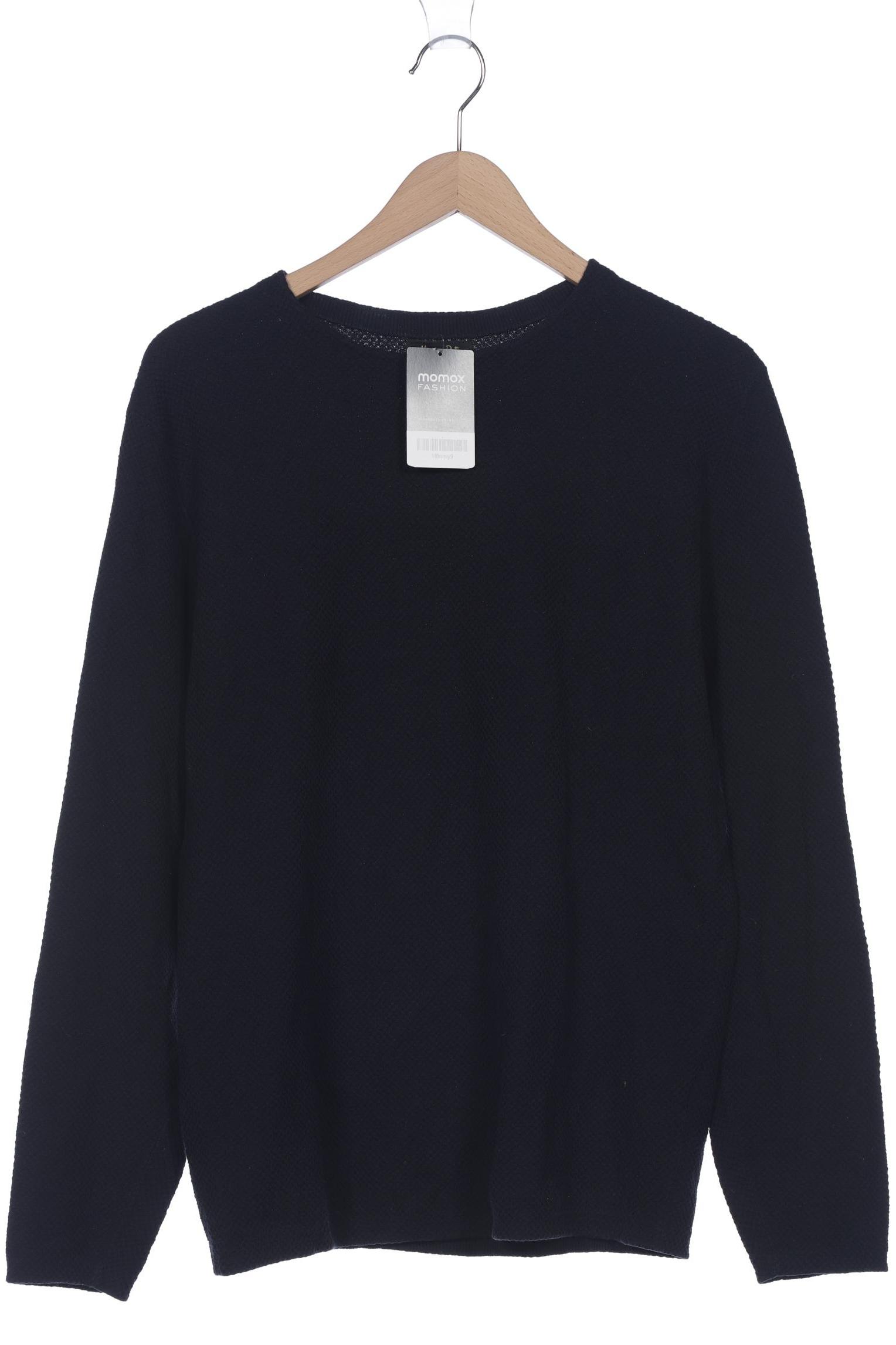 

Massimo Dutti Herren Pullover, marineblau, Gr. 48