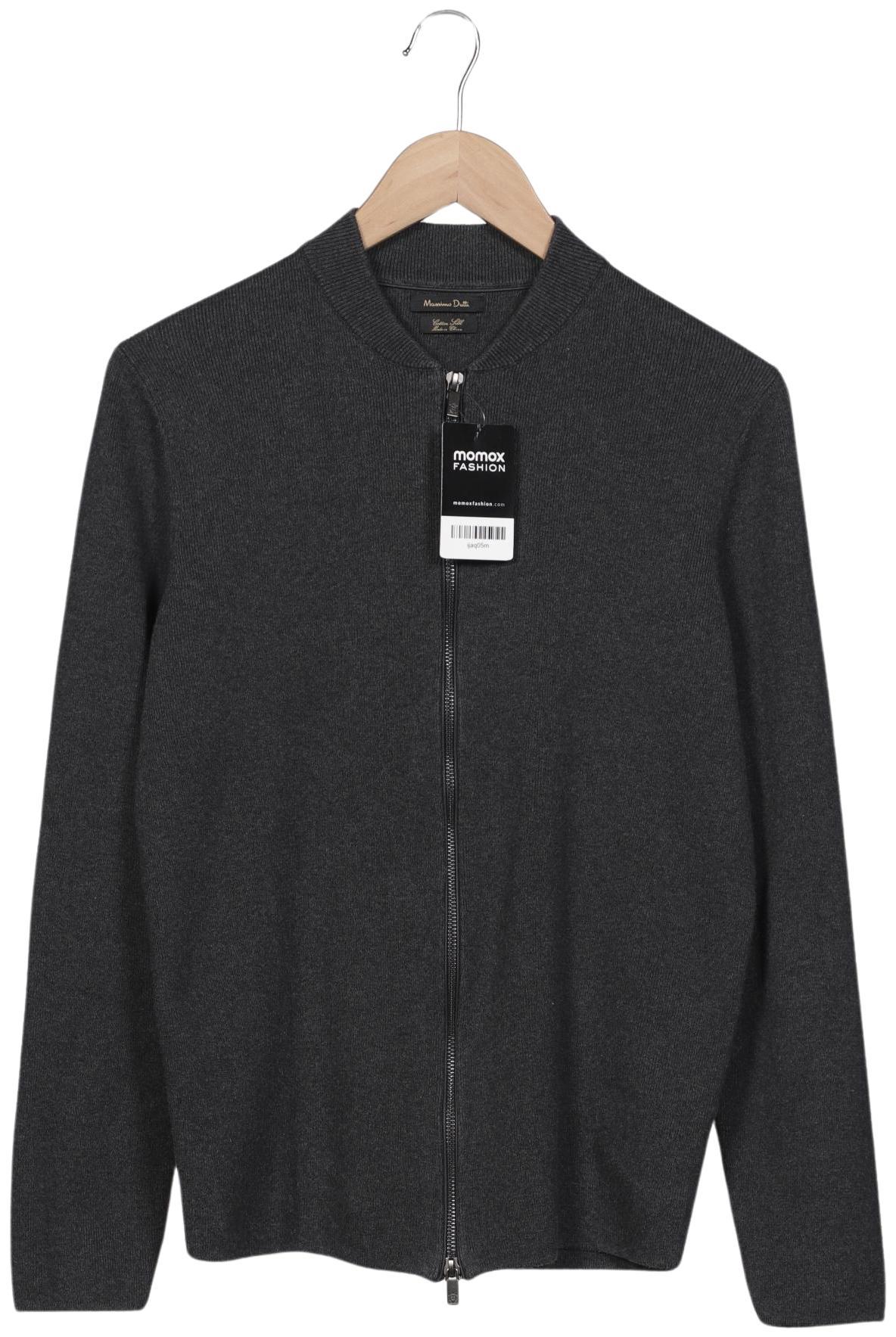 

Massimo Dutti Herren Strickjacke, grau, Gr. 48