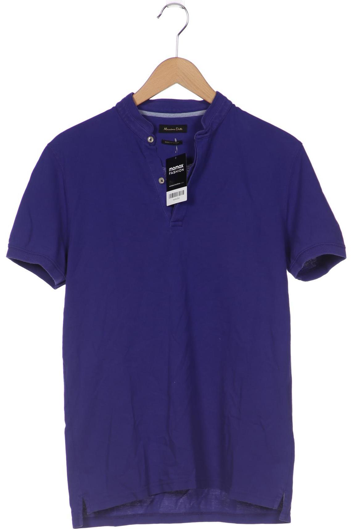 

Massimo Dutti Herren Poloshirt, flieder, Gr. 48