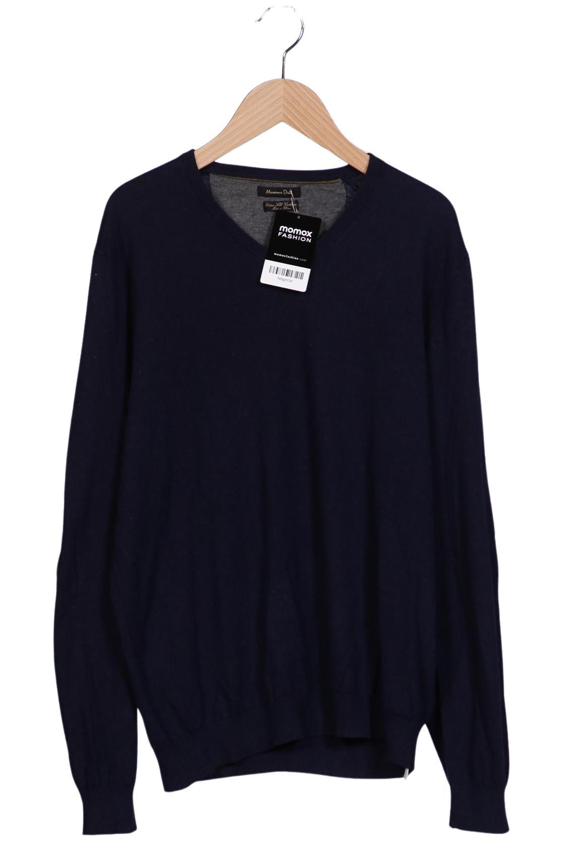 

Massimo Dutti Herren Pullover, marineblau, Gr. 48