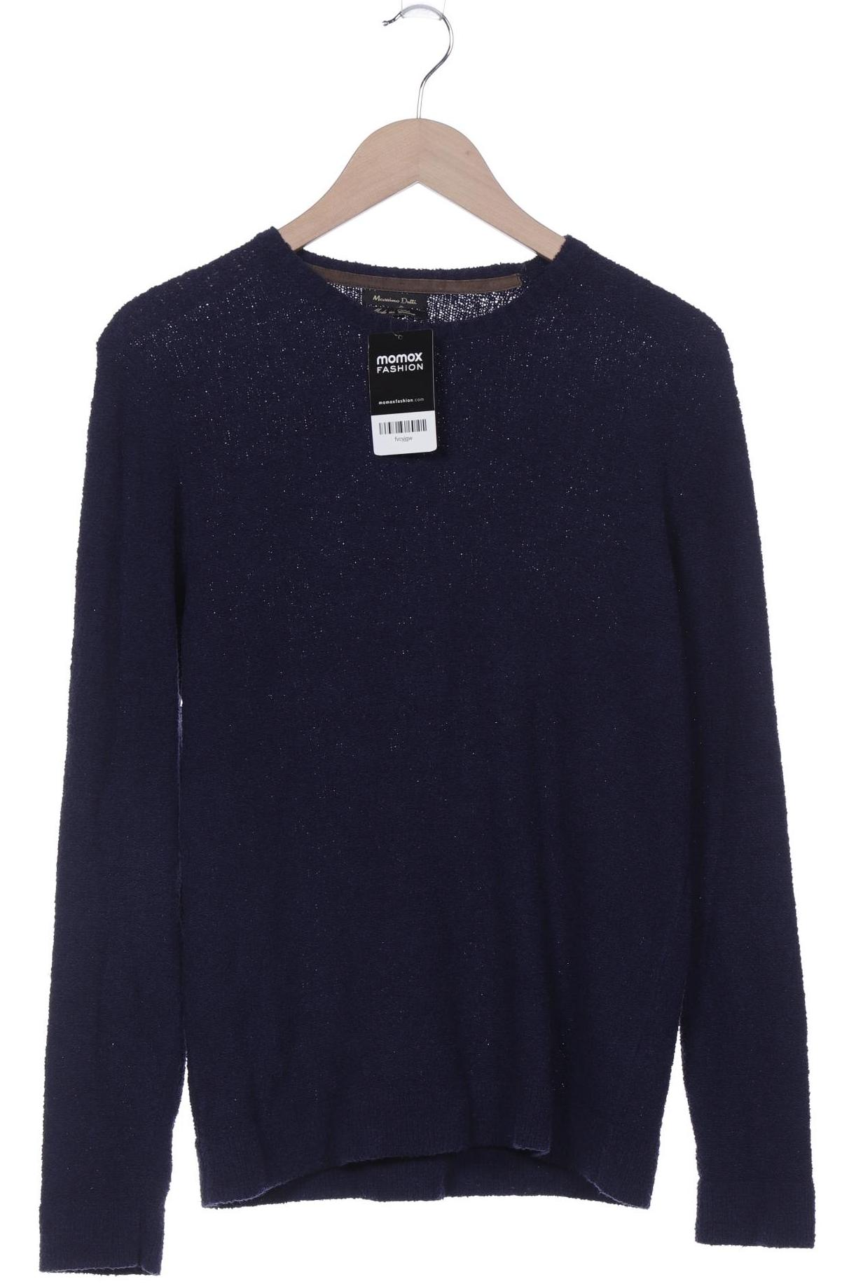 

Massimo Dutti Herren Pullover, marineblau, Gr. 48