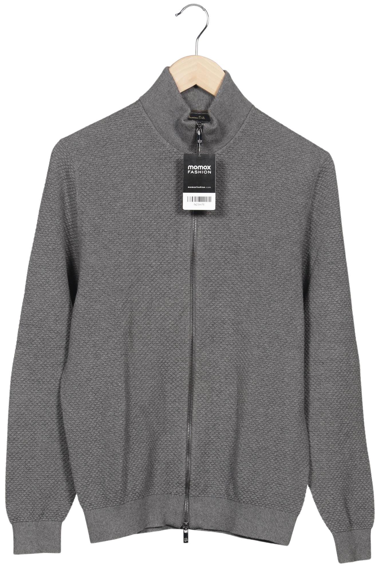 

Massimo Dutti Herren Strickjacke, grau, Gr. 48