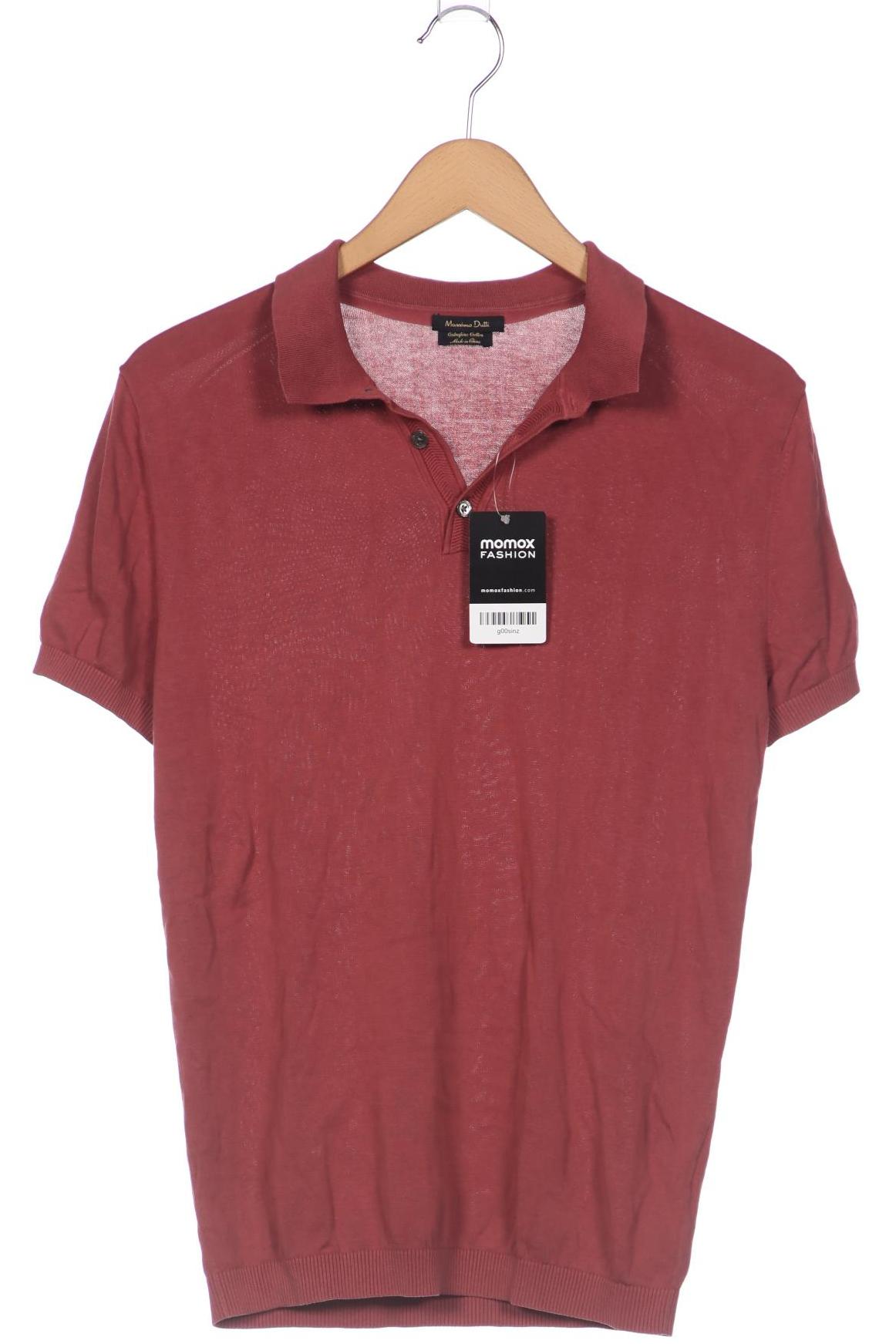 

Massimo Dutti Herren Poloshirt, bordeaux, Gr. 48