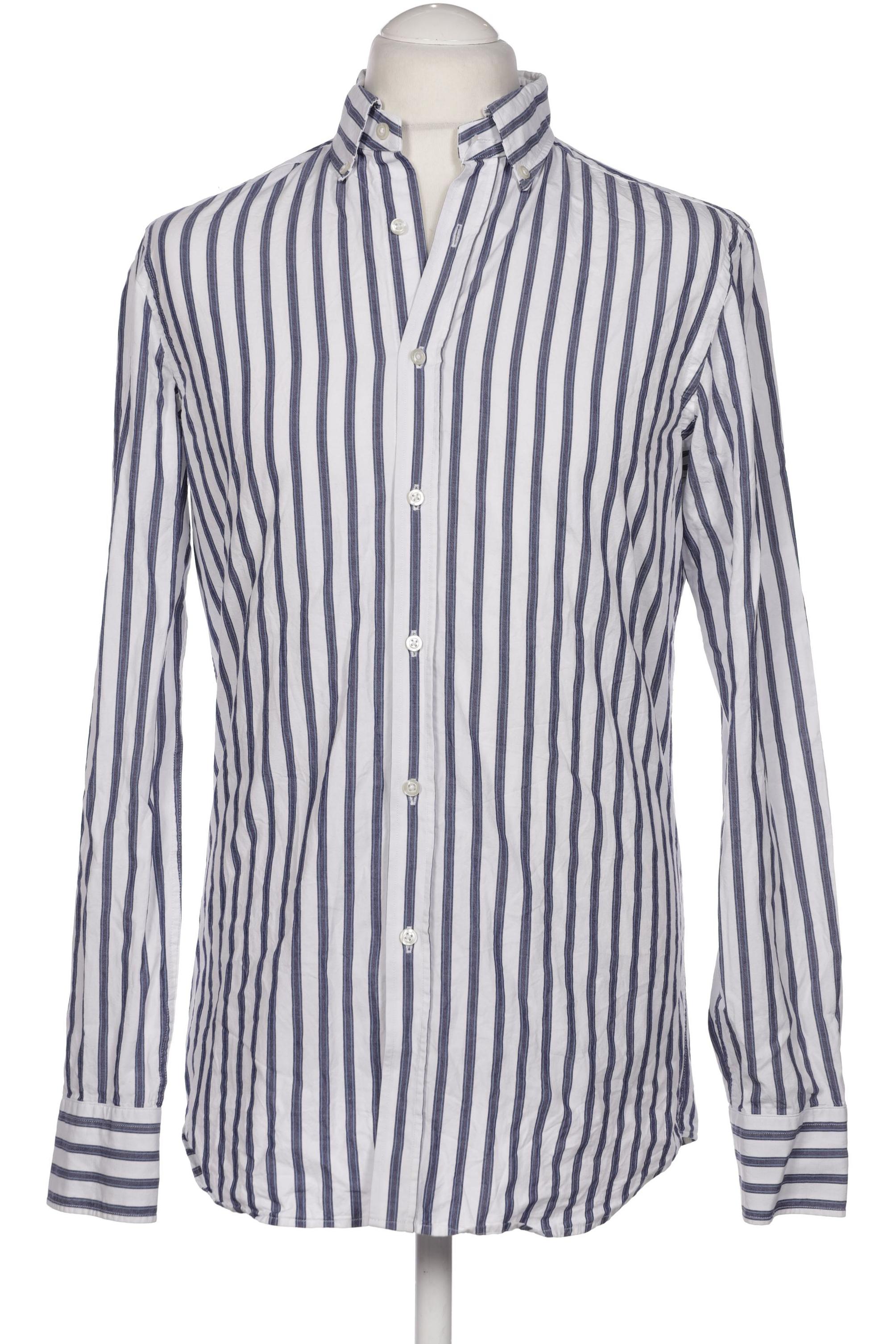 

Massimo Dutti Herren Hemd, blau, Gr. 48