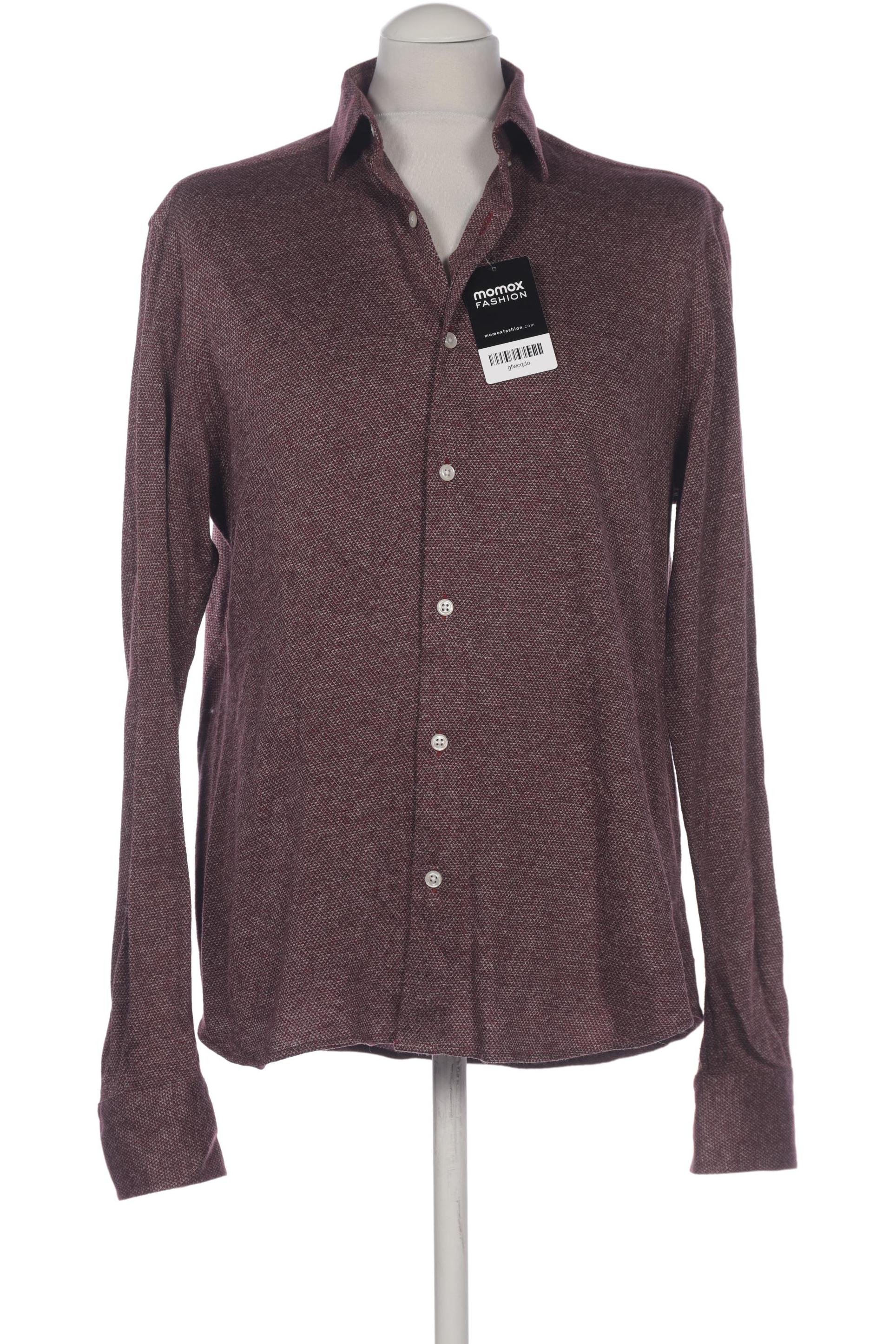 

Massimo Dutti Herren Hemd, bordeaux, Gr. 48
