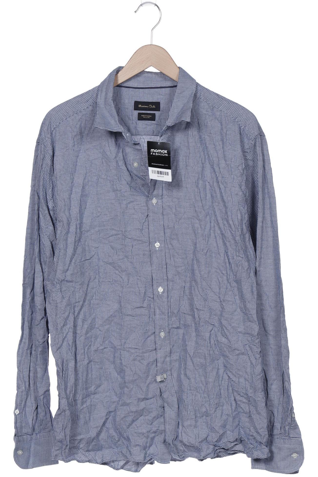 

Massimo Dutti Herren Hemd, blau, Gr. 56
