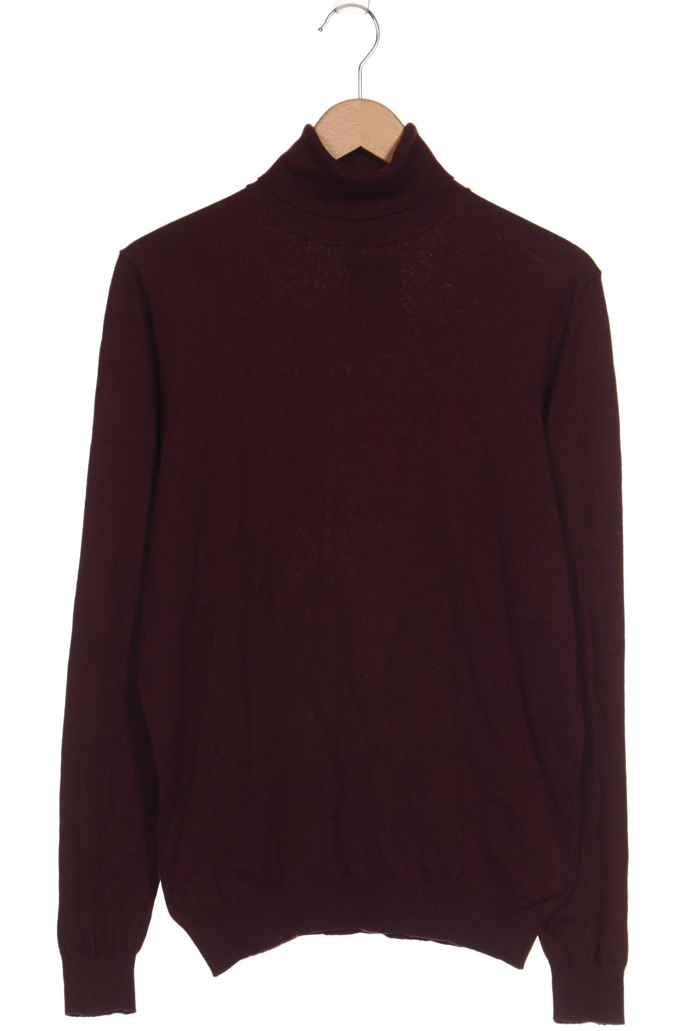 

Massimo Dutti Herren Pullover, bordeaux, Gr. 52