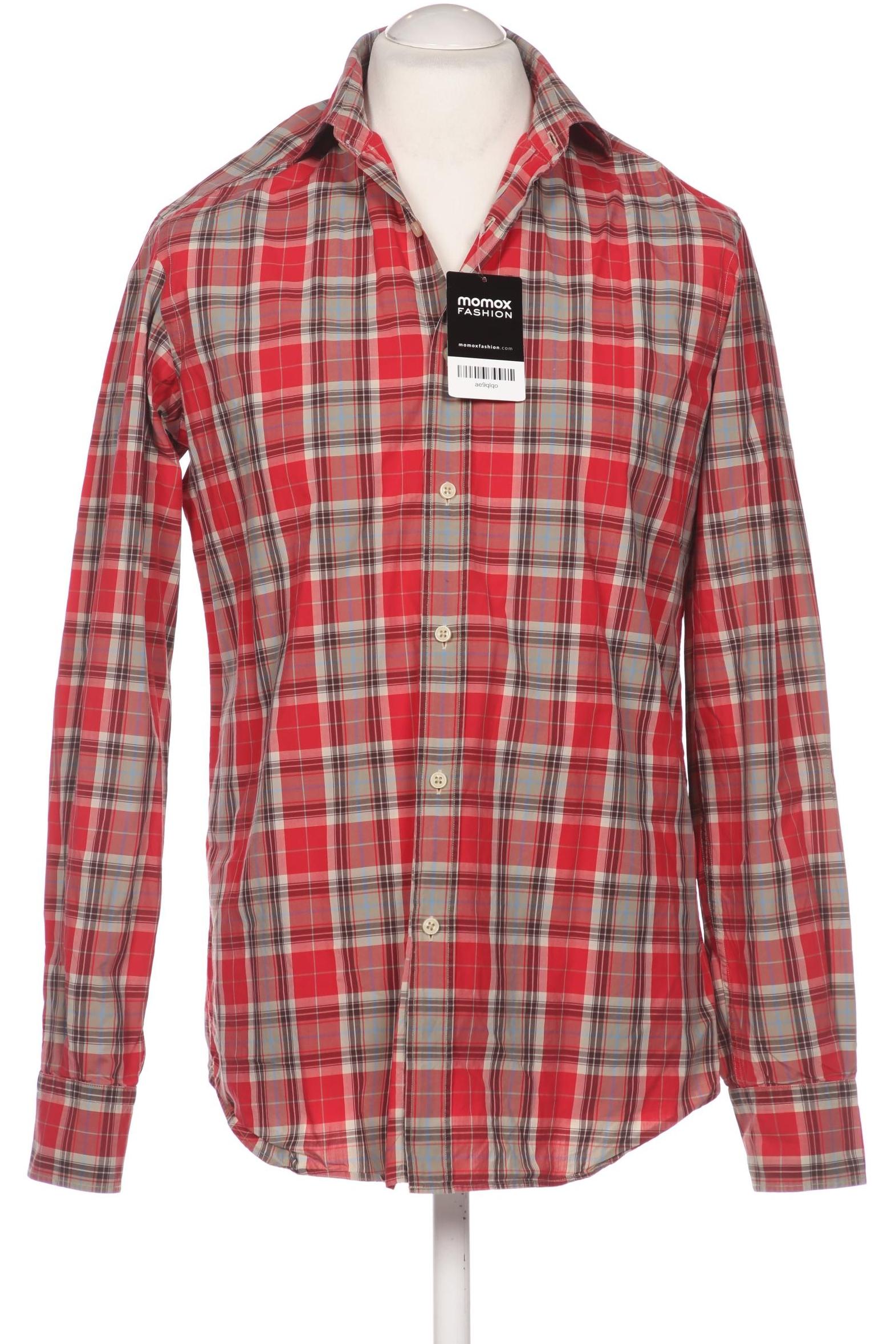

Massimo Dutti Herren Hemd, rot, Gr. 48