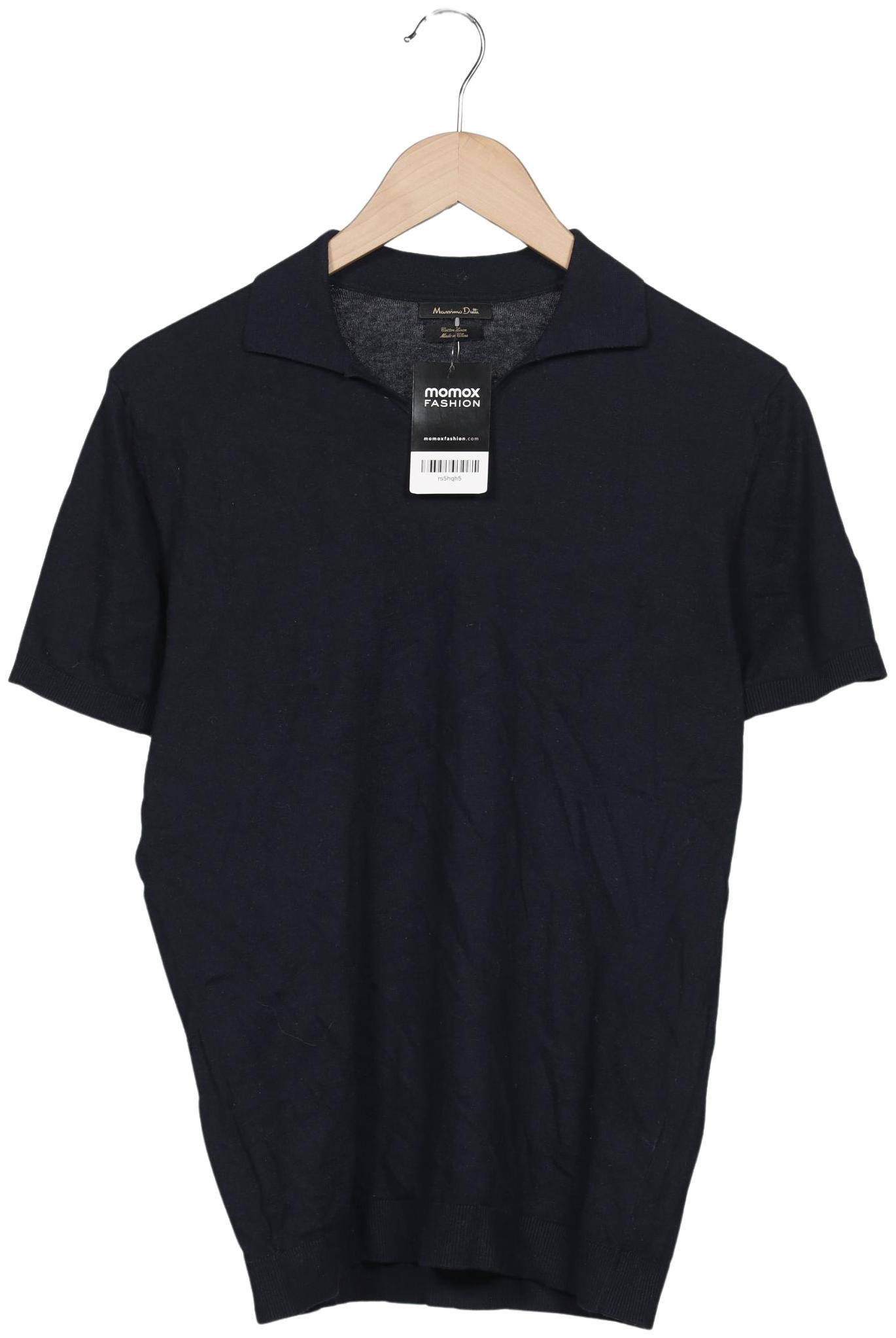 

Massimo Dutti Herren Poloshirt, marineblau, Gr. 48
