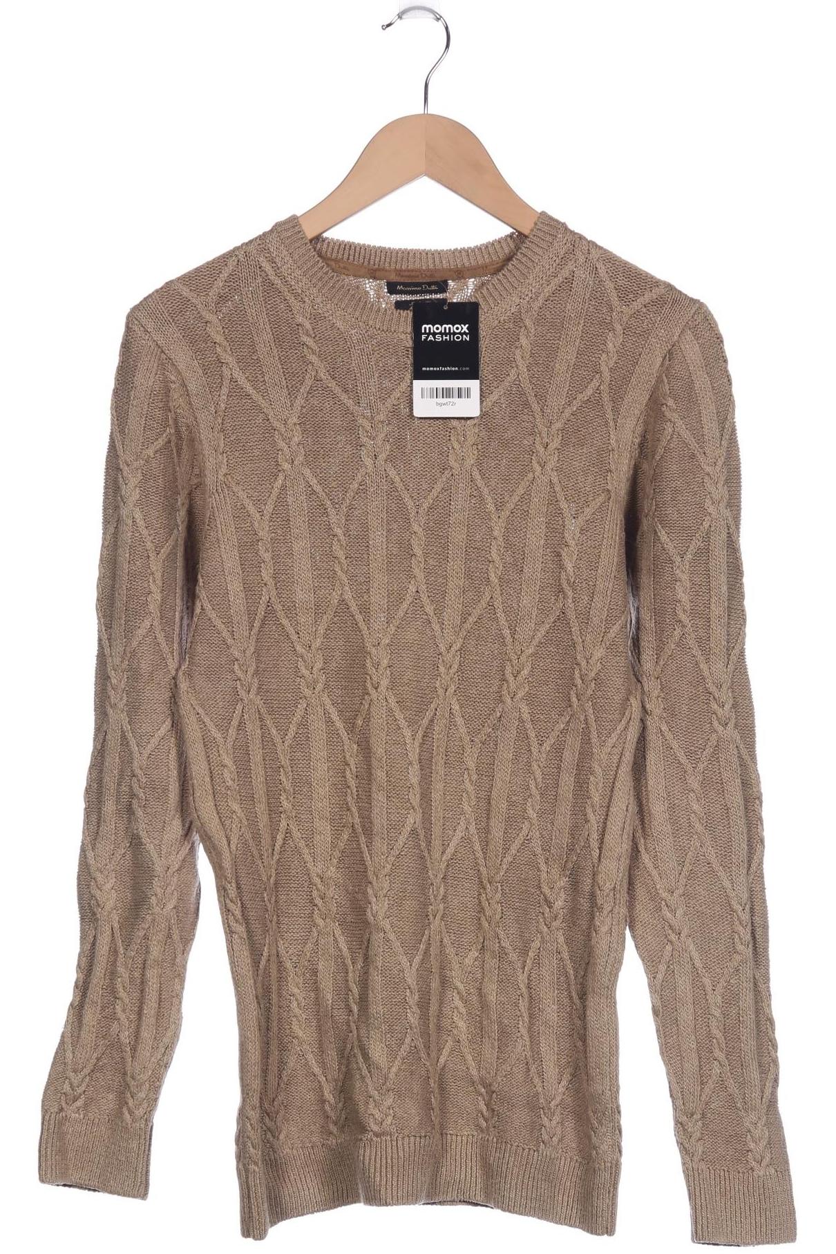 

Massimo Dutti Herren Pullover, beige, Gr. 52