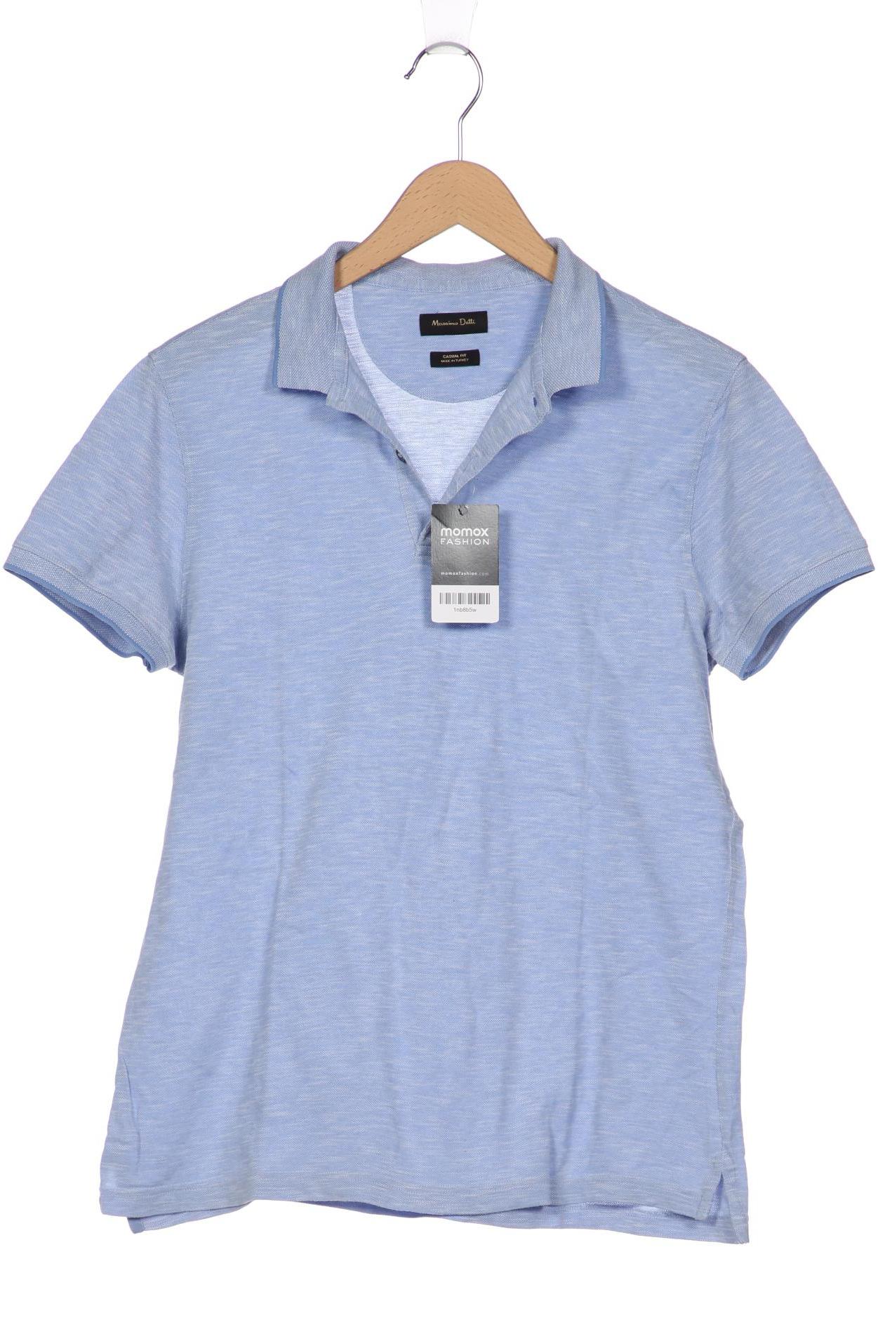 

Massimo Dutti Herren Poloshirt, hellblau