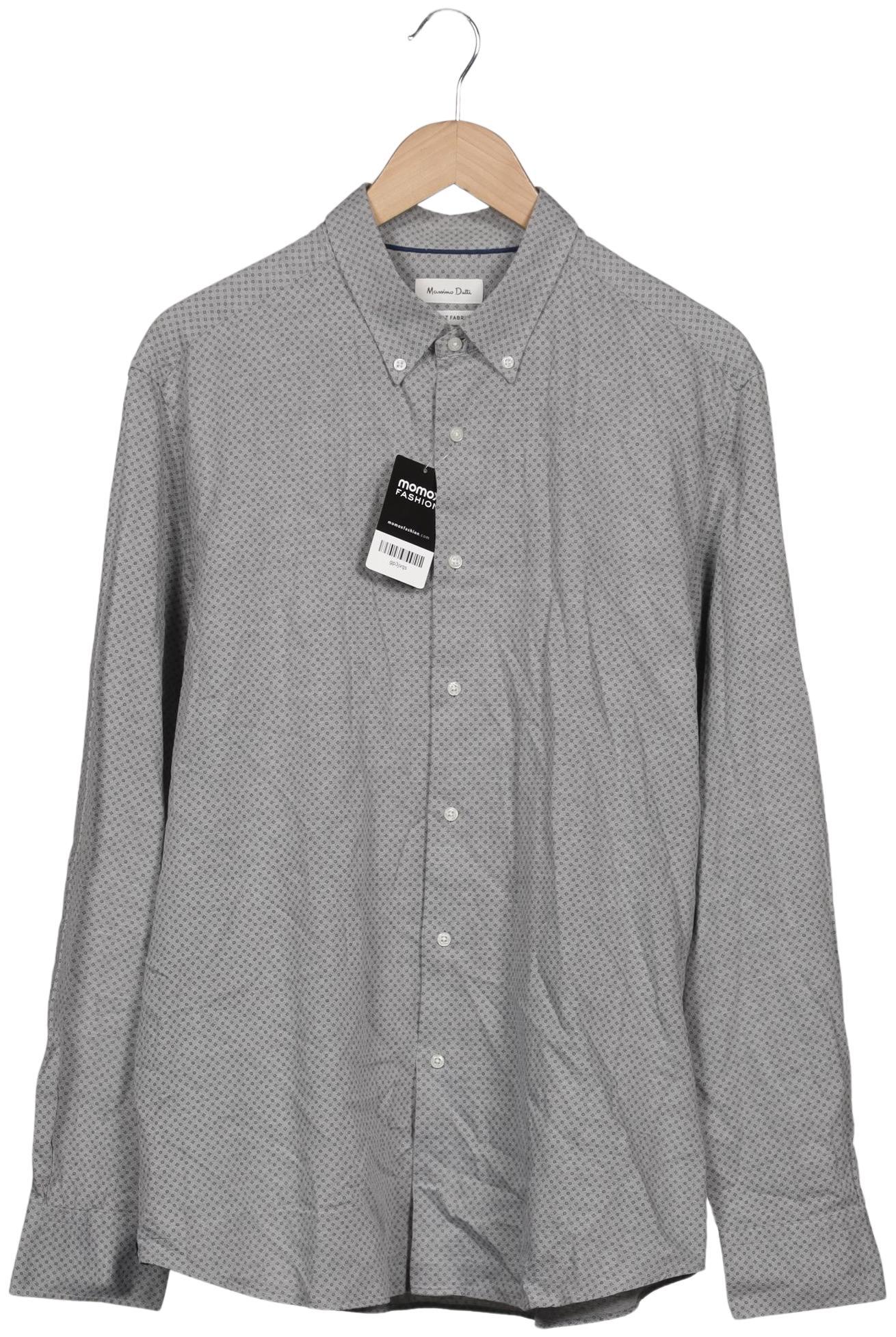 

Massimo Dutti Herren Hemd, grau, Gr. 56