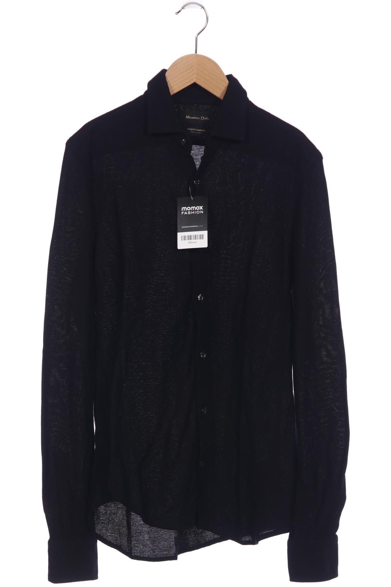 

Massimo Dutti Herren Hemd, schwarz, Gr. 46