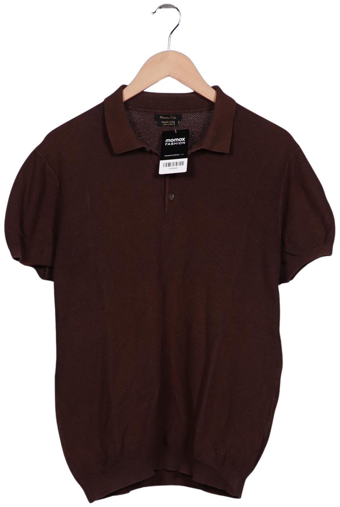

Massimo Dutti Herren Poloshirt, braun, Gr. 52