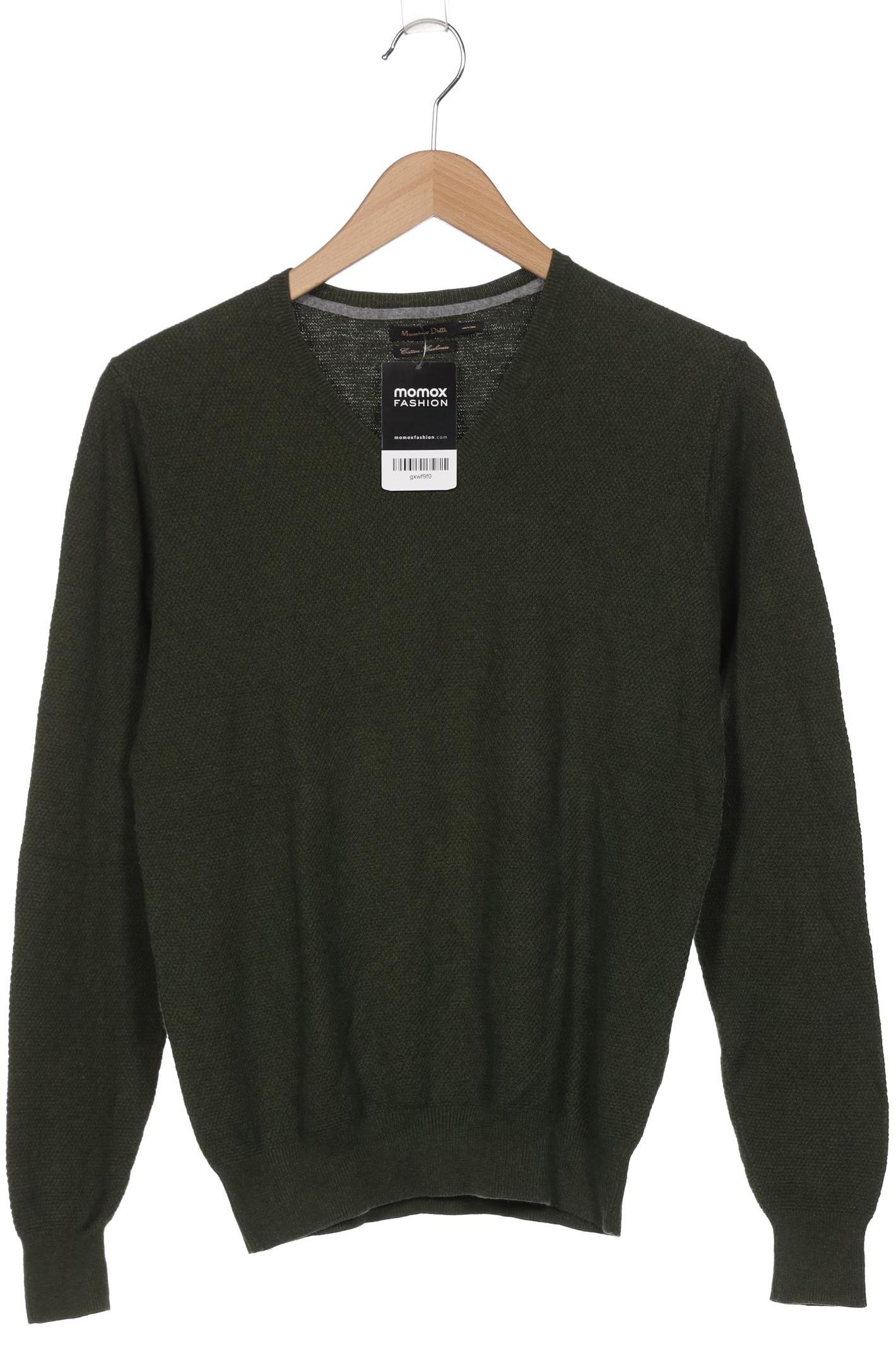 

Massimo Dutti Herren Pullover, grün, Gr. 46