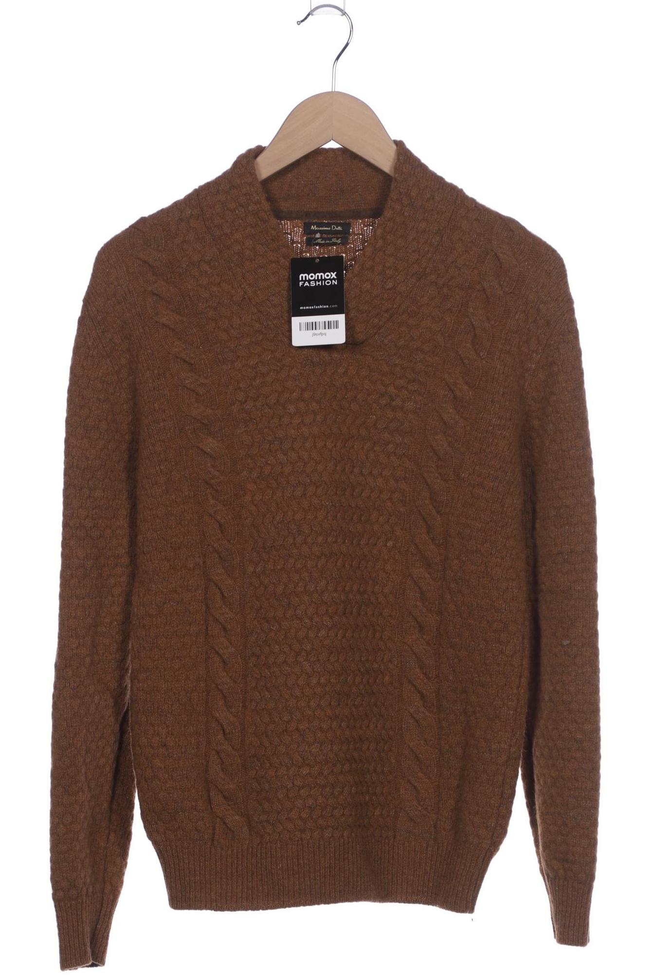 

Massimo Dutti Herren Pullover, braun, Gr. 48