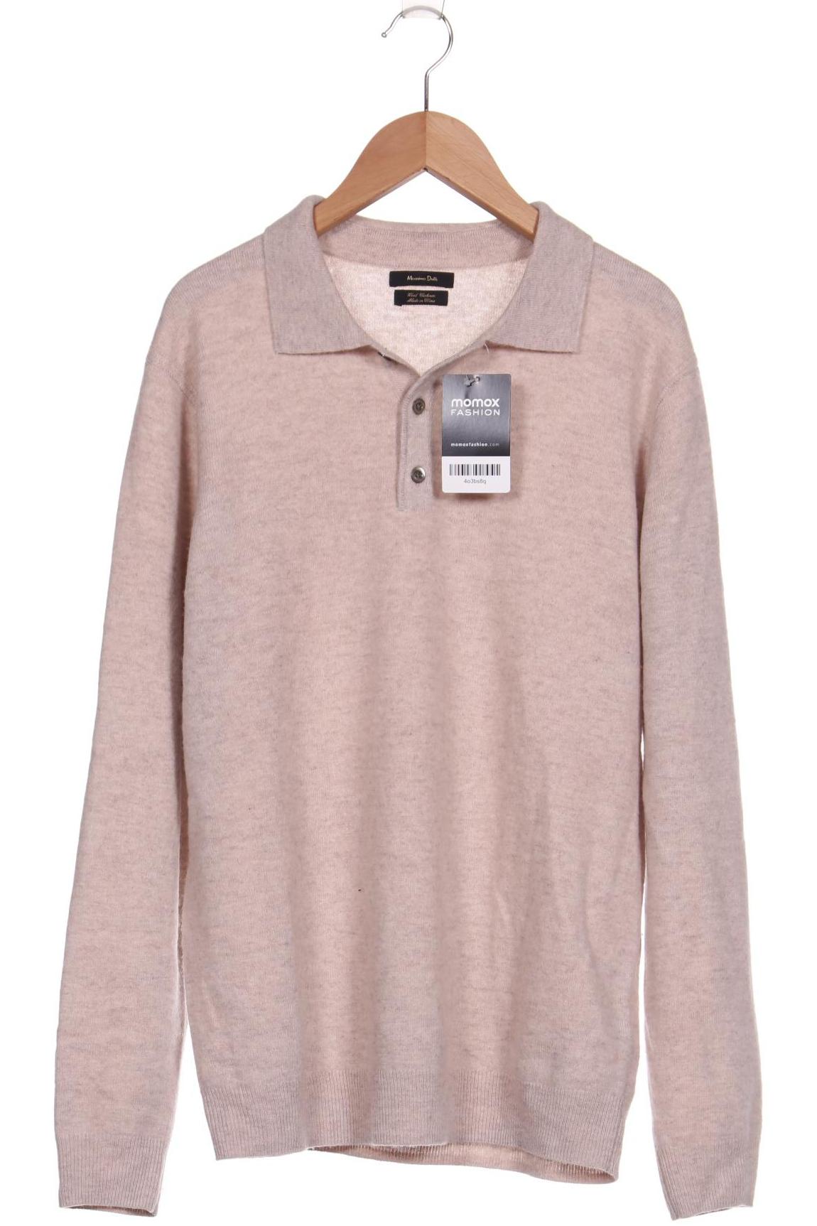 

Massimo Dutti Herren Pullover, beige, Gr. 48