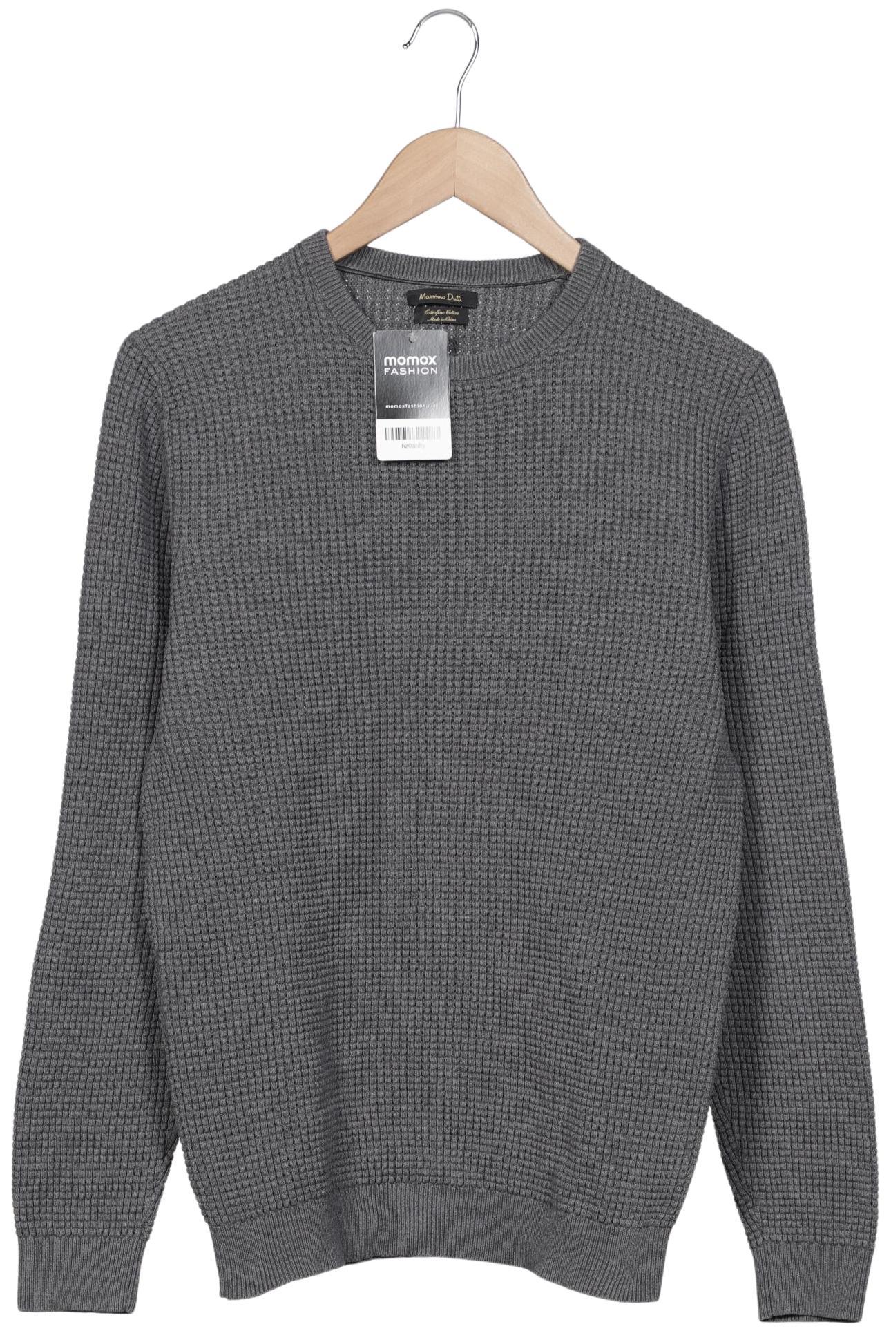 

Massimo Dutti Herren Pullover, grau, Gr. 48