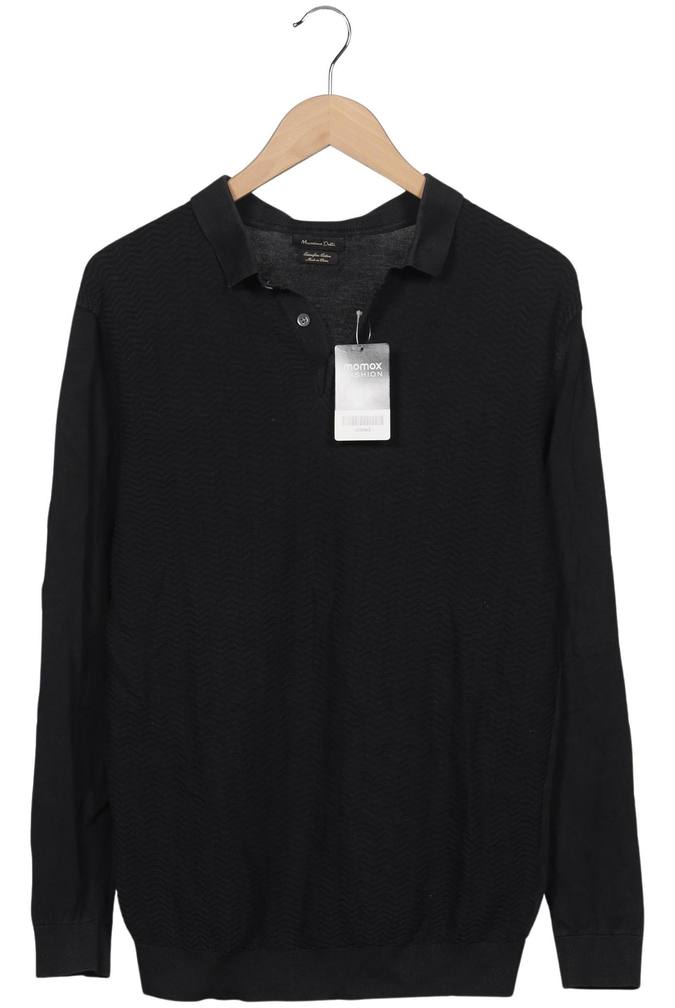 

Massimo Dutti Herren Poloshirt, schwarz, Gr. 52