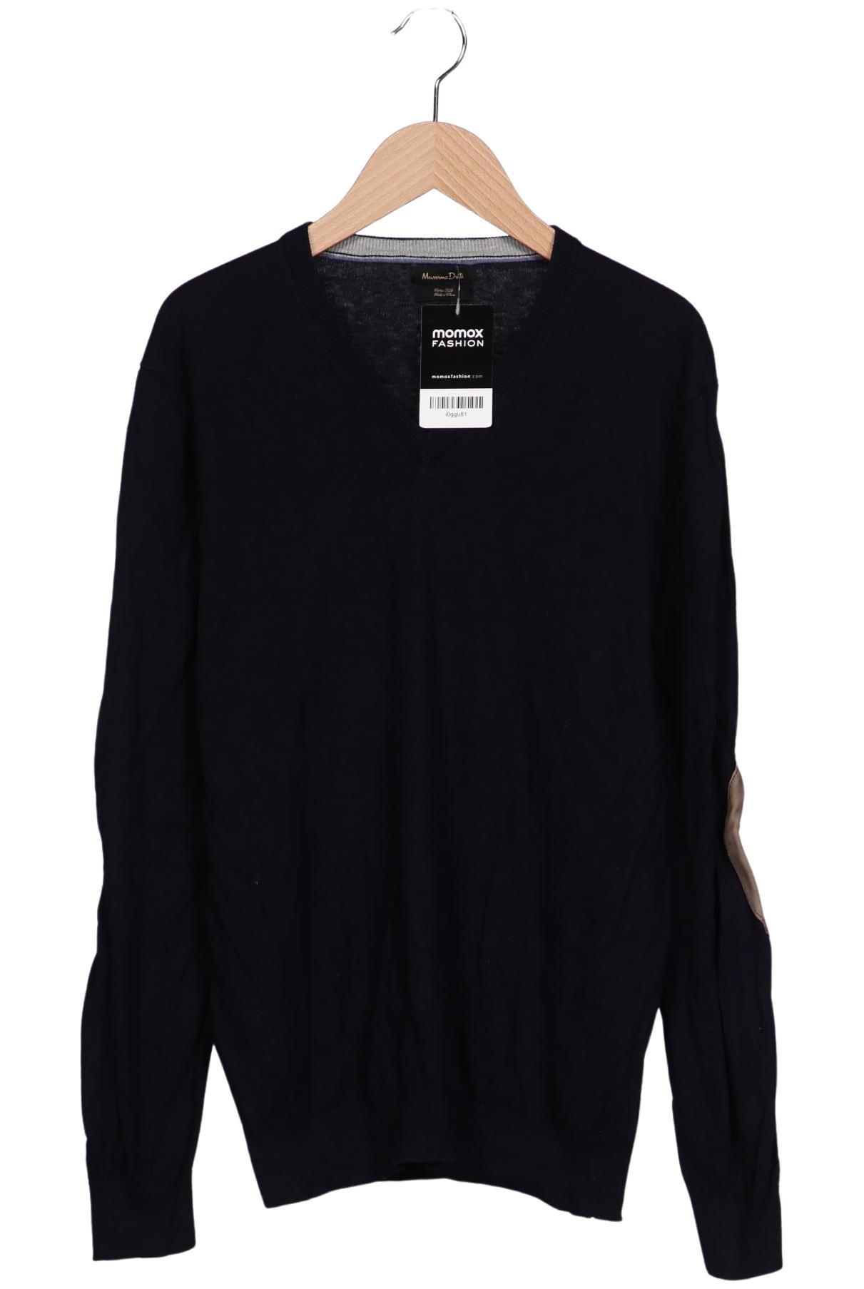 

Massimo Dutti Herren Pullover, marineblau, Gr. 52