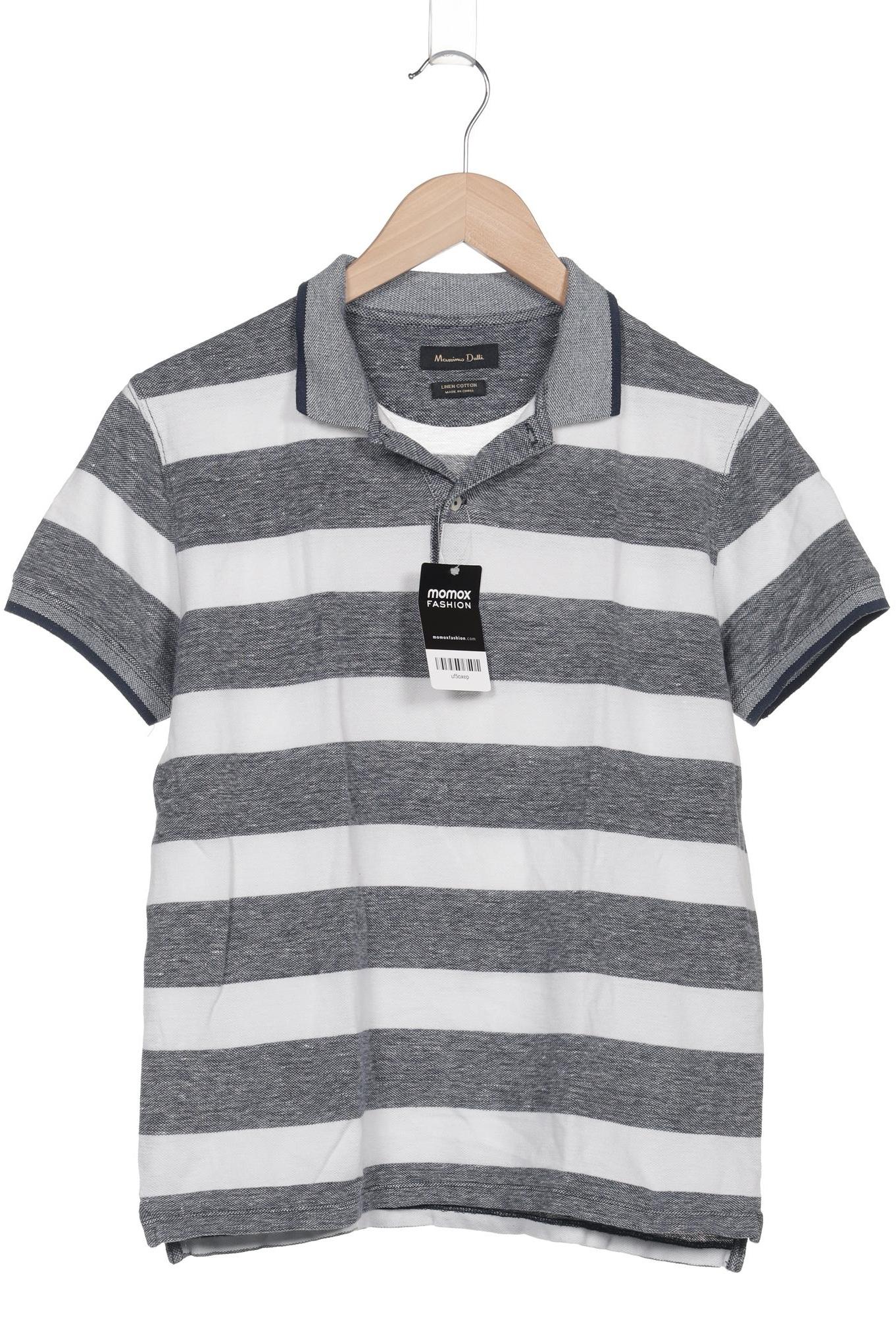 

Massimo Dutti Herren Poloshirt, marineblau, Gr. 48