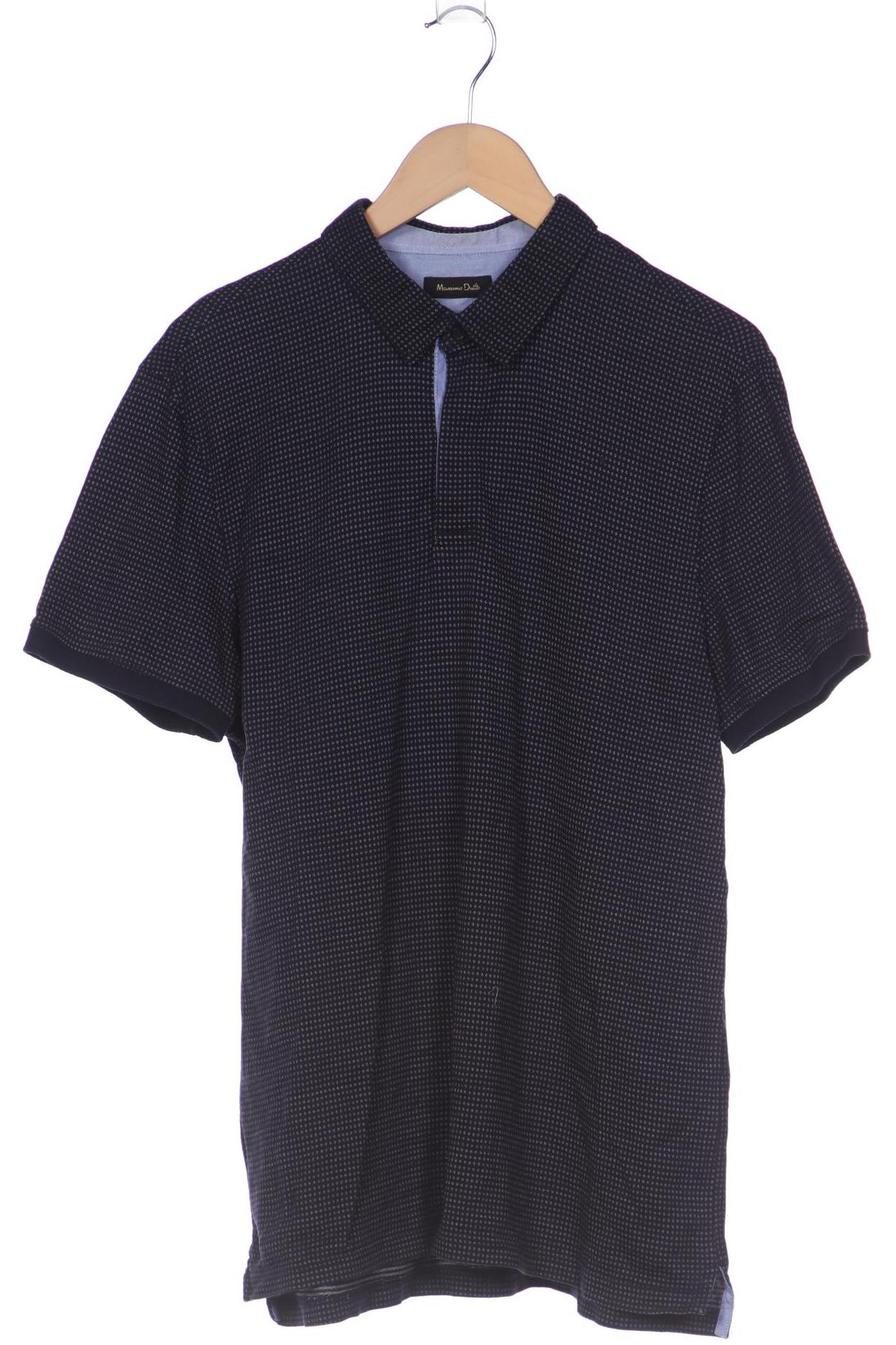 

Massimo Dutti Herren Poloshirt, marineblau