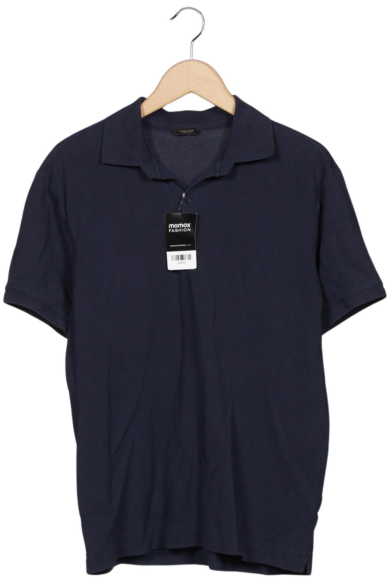 

Massimo Dutti Herren Poloshirt, marineblau, Gr. 48